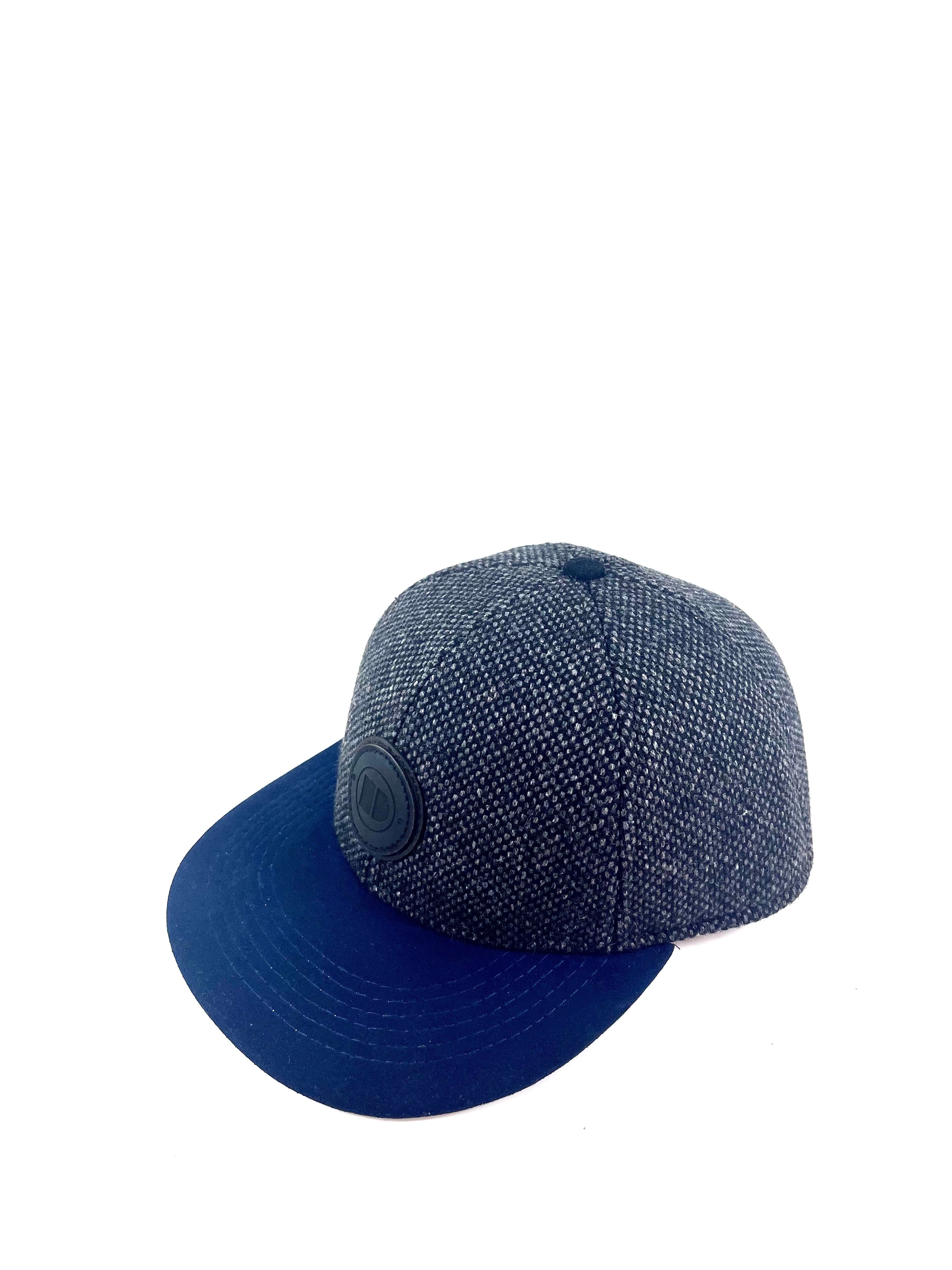 Dasmarca Hats Men's Johnny Nailhead Grey Tweed Wool Baseball Cap In Grey