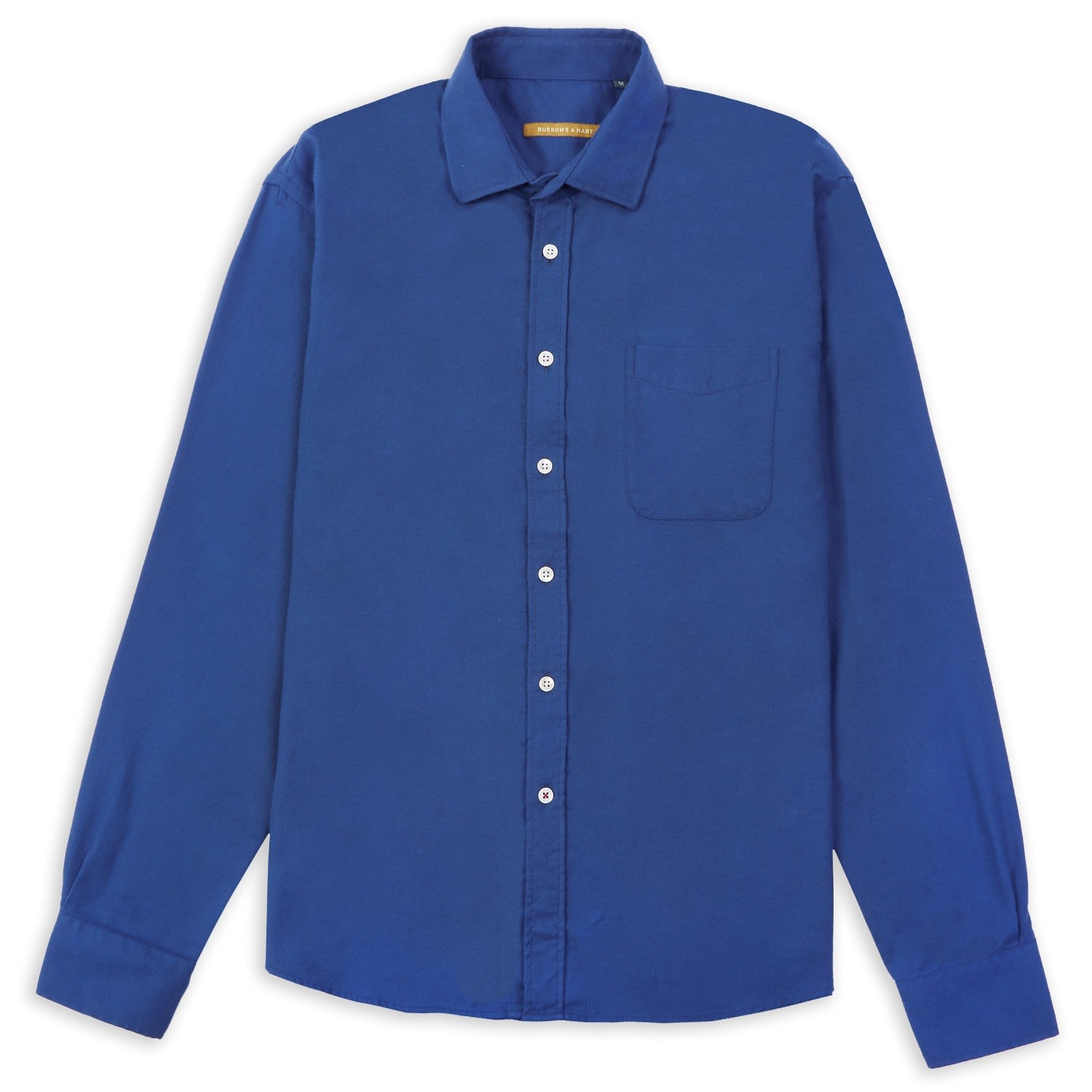 Men’s Blue Hudson Shirt - Royal Medium Burrows & Hare