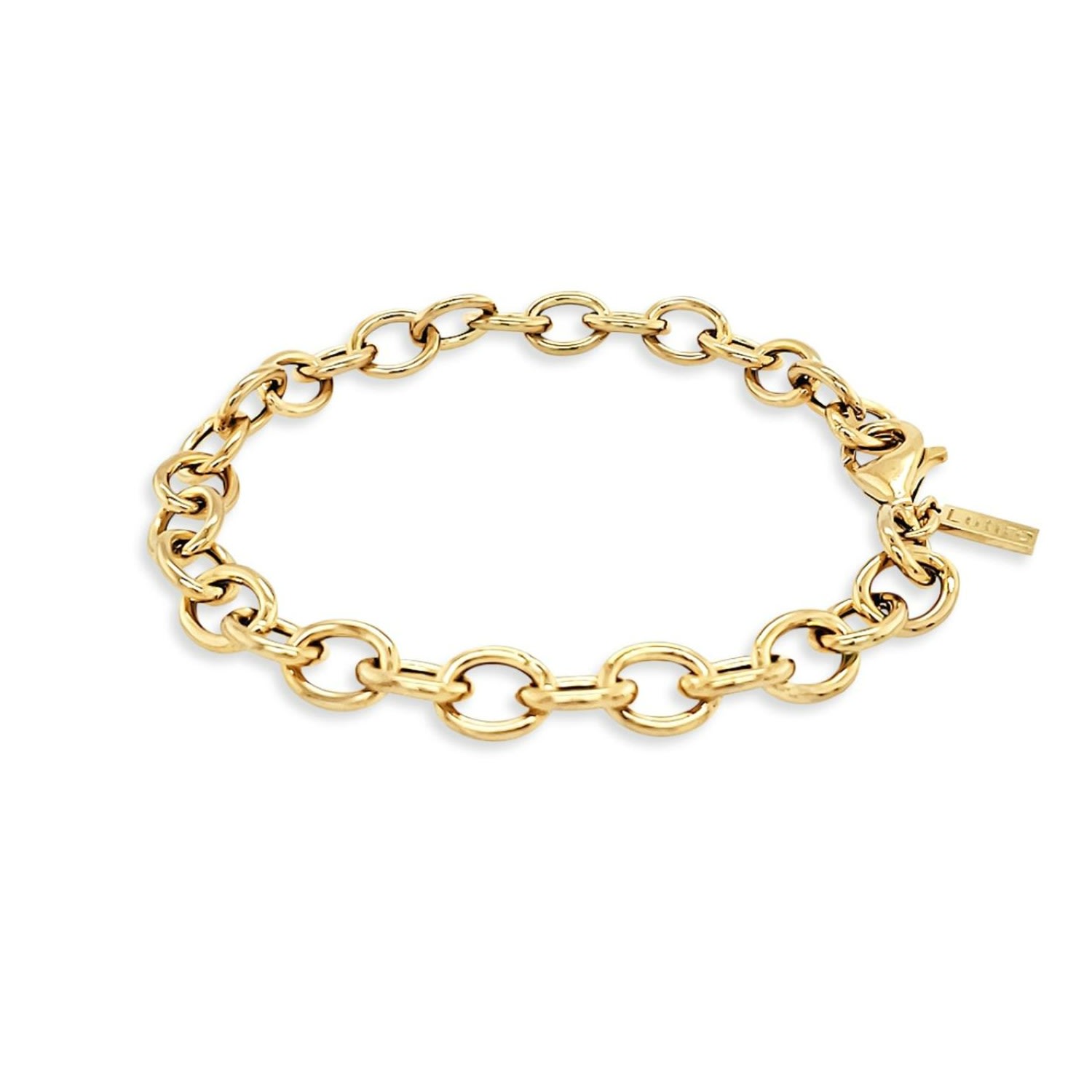 Lutiro Women's Cable Link Bracelet - Gold In Gold