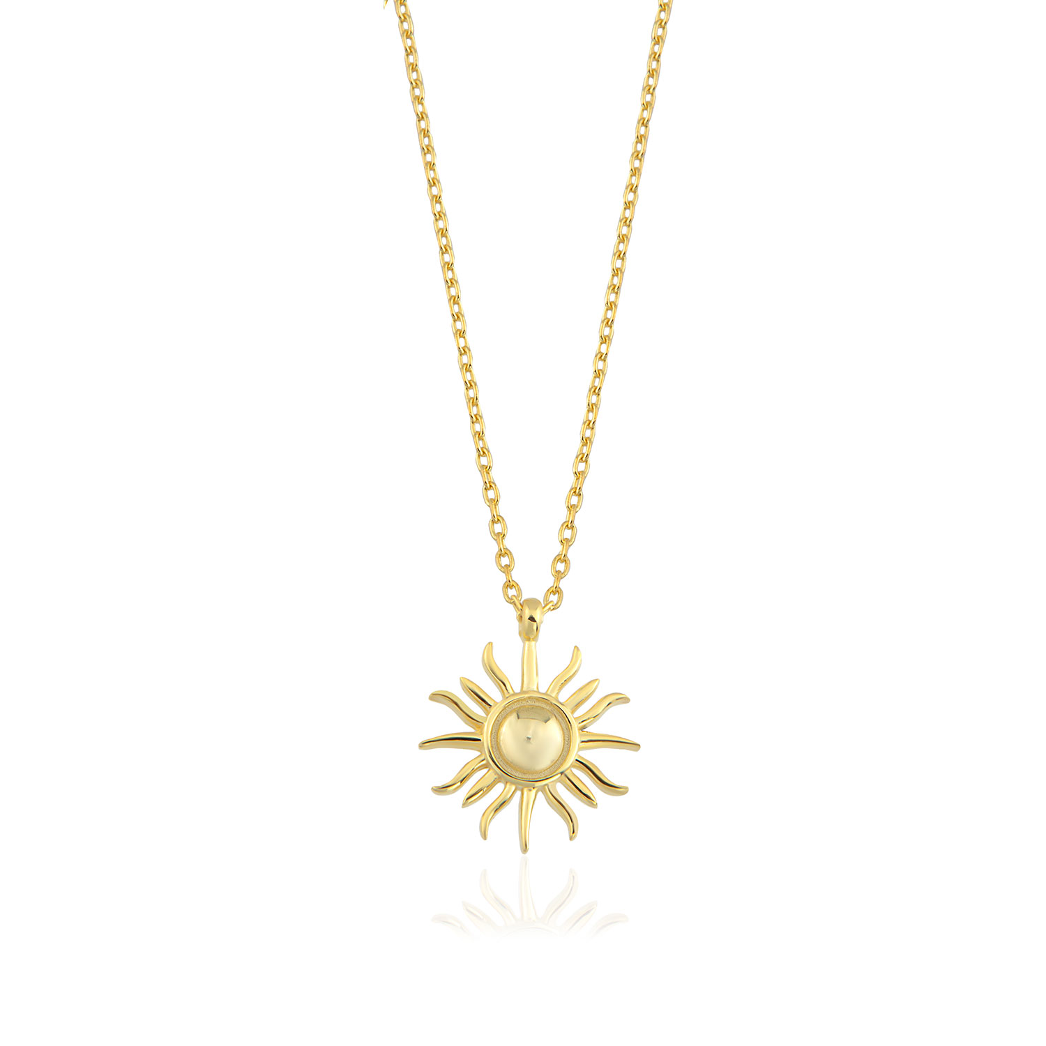 The Pheia Women's Golden Sun Necklace