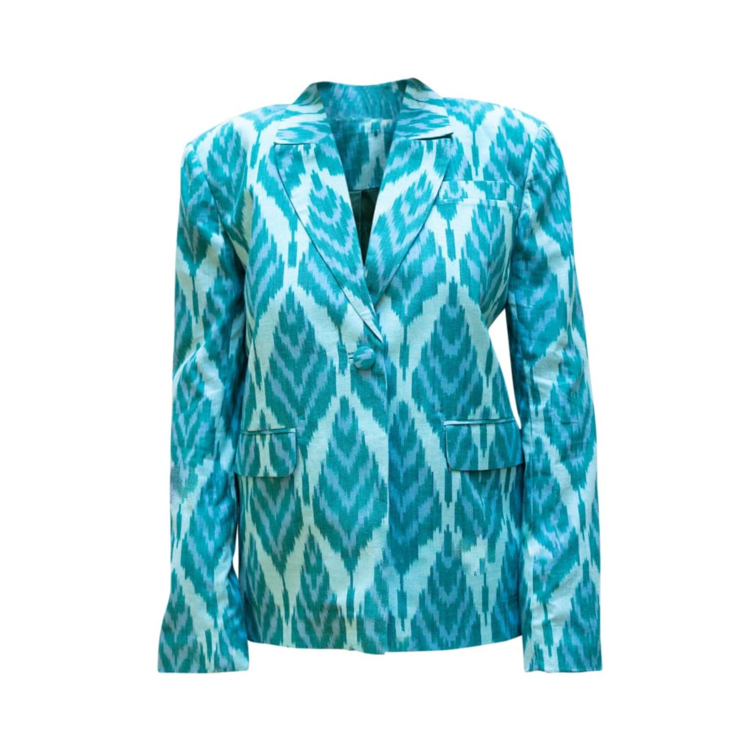 Transcend Women's Green Farah Blazer In Green