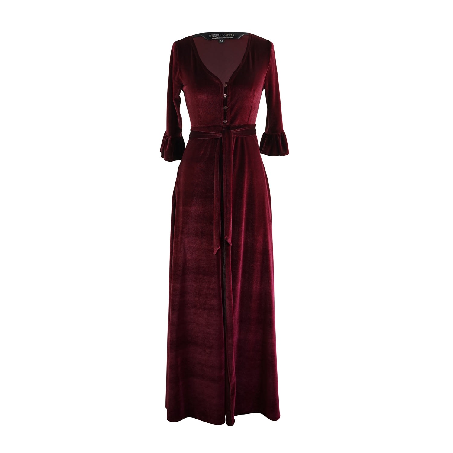 Jennafer Grace Women's Oxblood Dressing Gown In Red