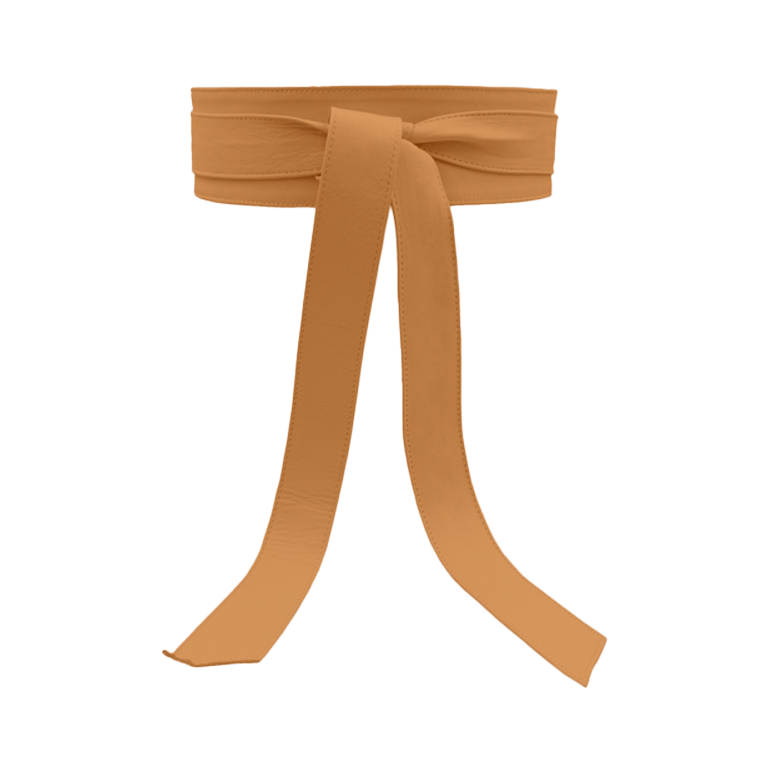 Women’s Brown Wrap Belt - Caramel One Size Beltbe