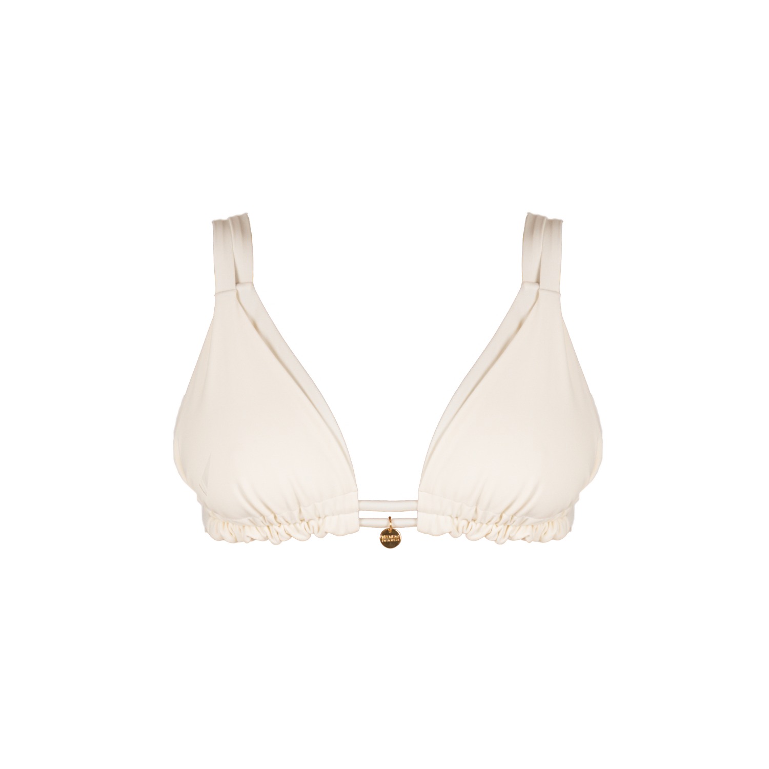 Bélmuso Swimwear Women's White Concha Bikini Top