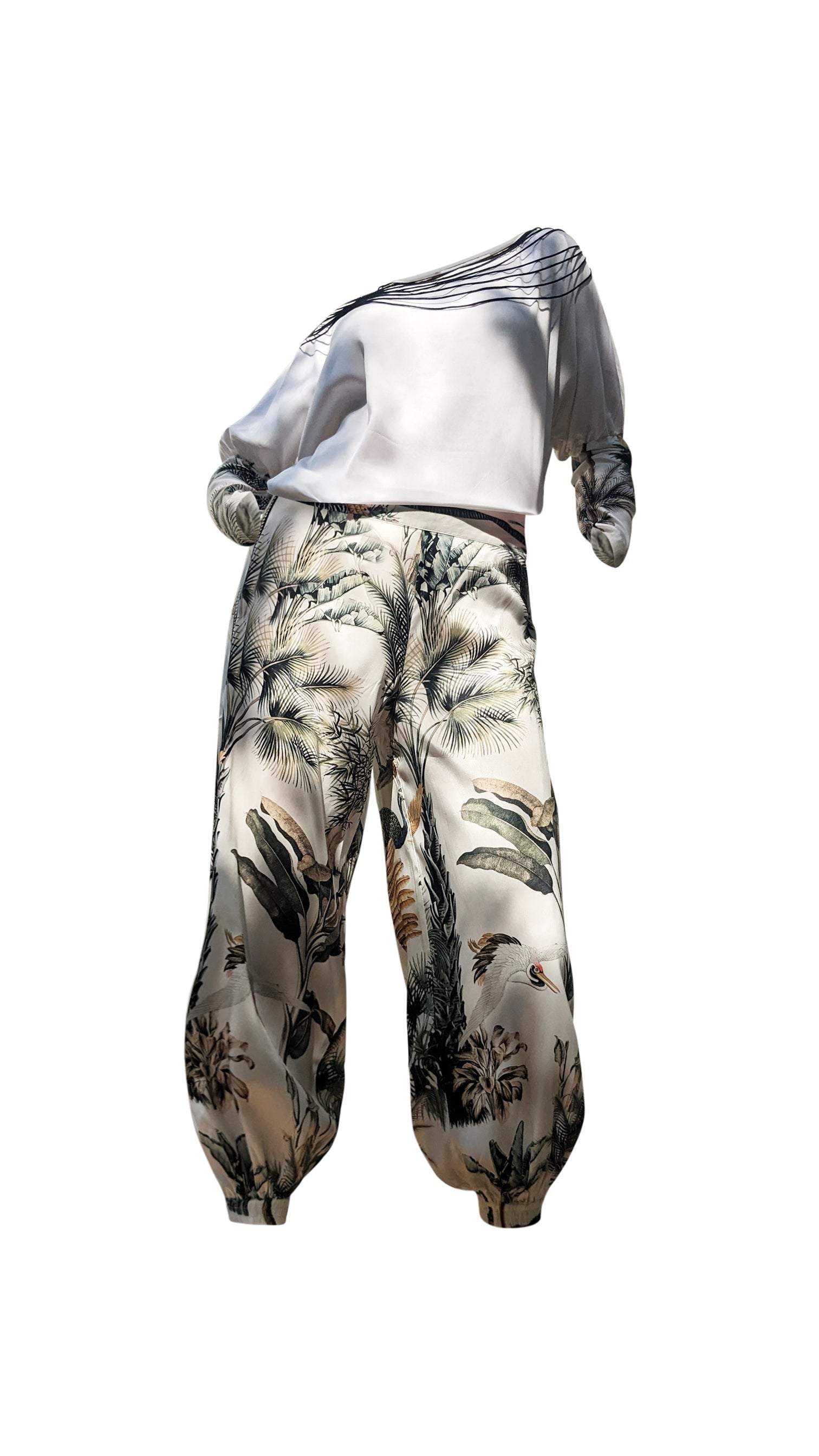 Mary&mary Women's White Mirage Oasis Blouse