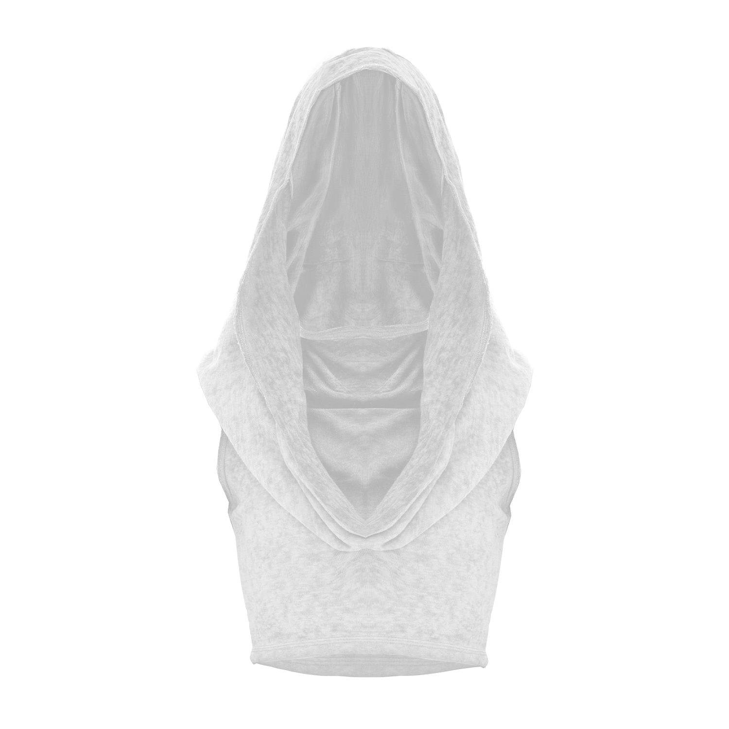 Zhenabia Hera Hooded Top - Boho Women- White In White