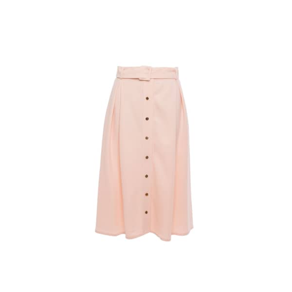 TOMCSANYI Buding Midi Skirt Nude