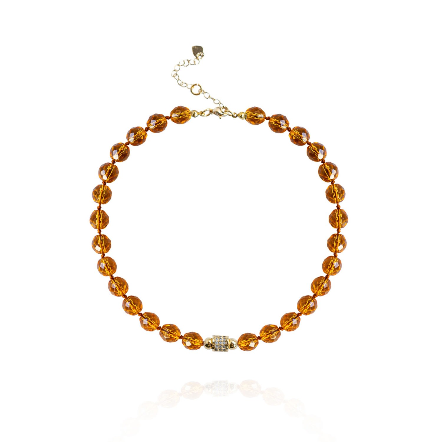 Saule Label Women's Gold Leni Mini Necklace In Honey