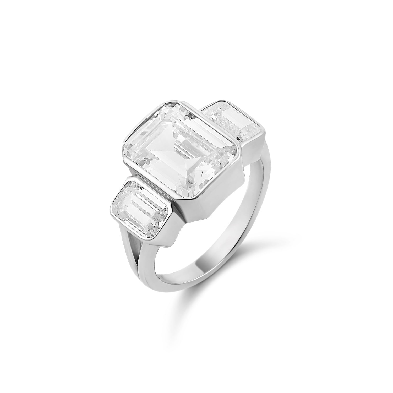 Shymi Cubic Zirconia Ring In White