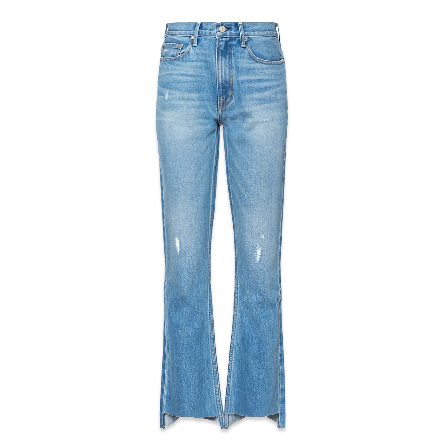 Blue Farrah Kick Flare Jeans In Oxford 24" Noend Denim