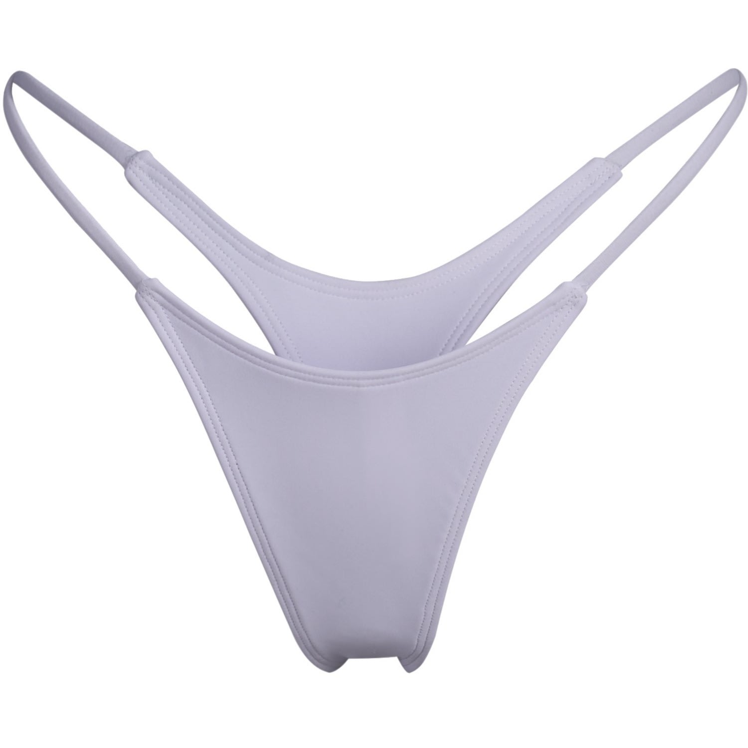 Minimale Animale Women's Wall Street Thong Bikini Bottom - Sunblock White In White