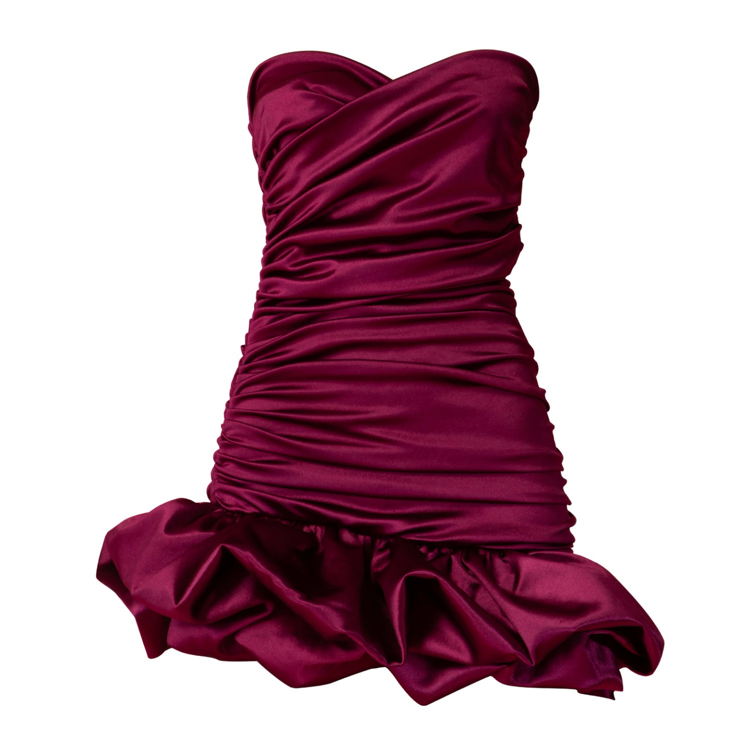 Nur Karaata Women's Red Mia Mini Dress In Red