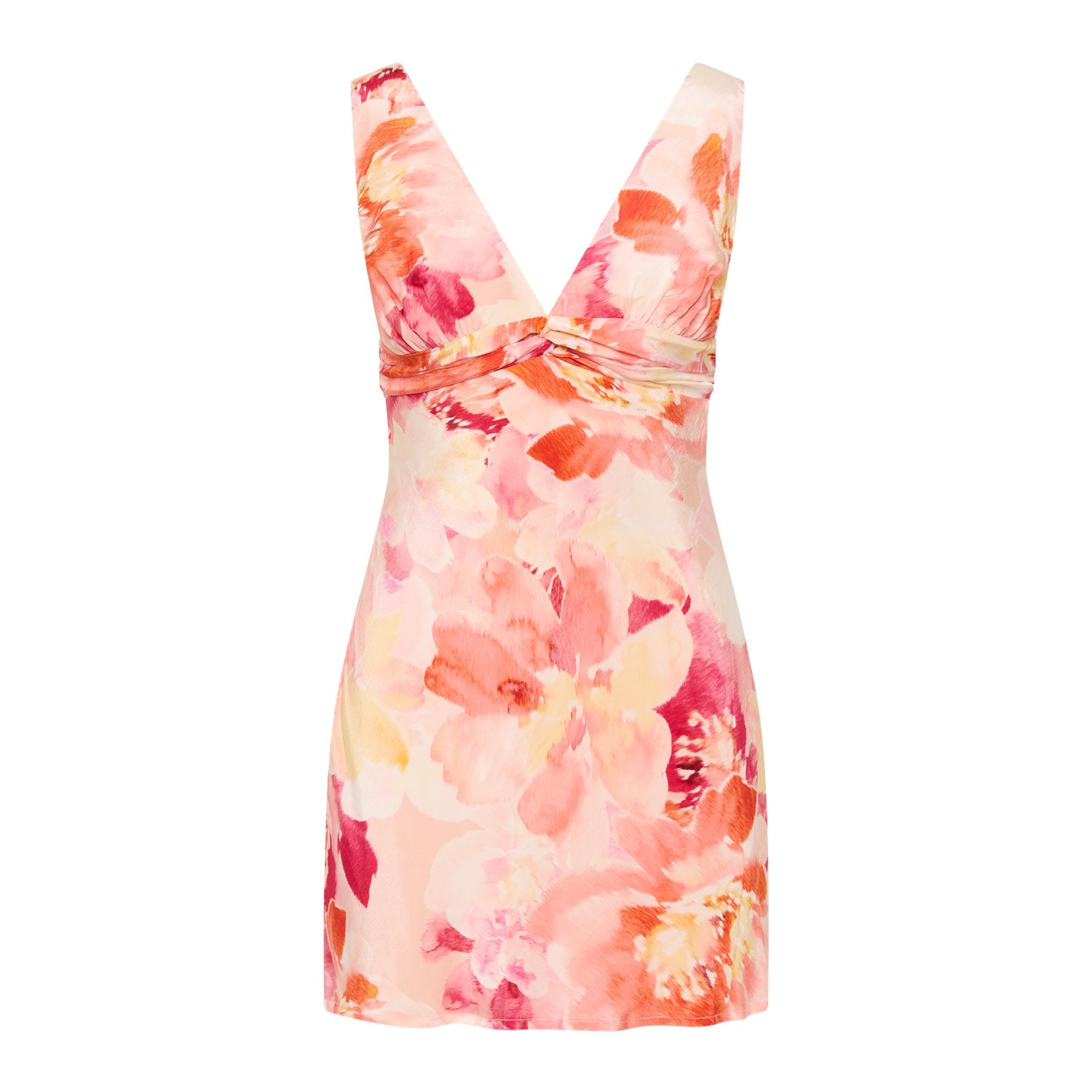 Isabelle Quinn Women's Pink / Purple Freya Mini Dress Dahlia Floral In Pink/purple