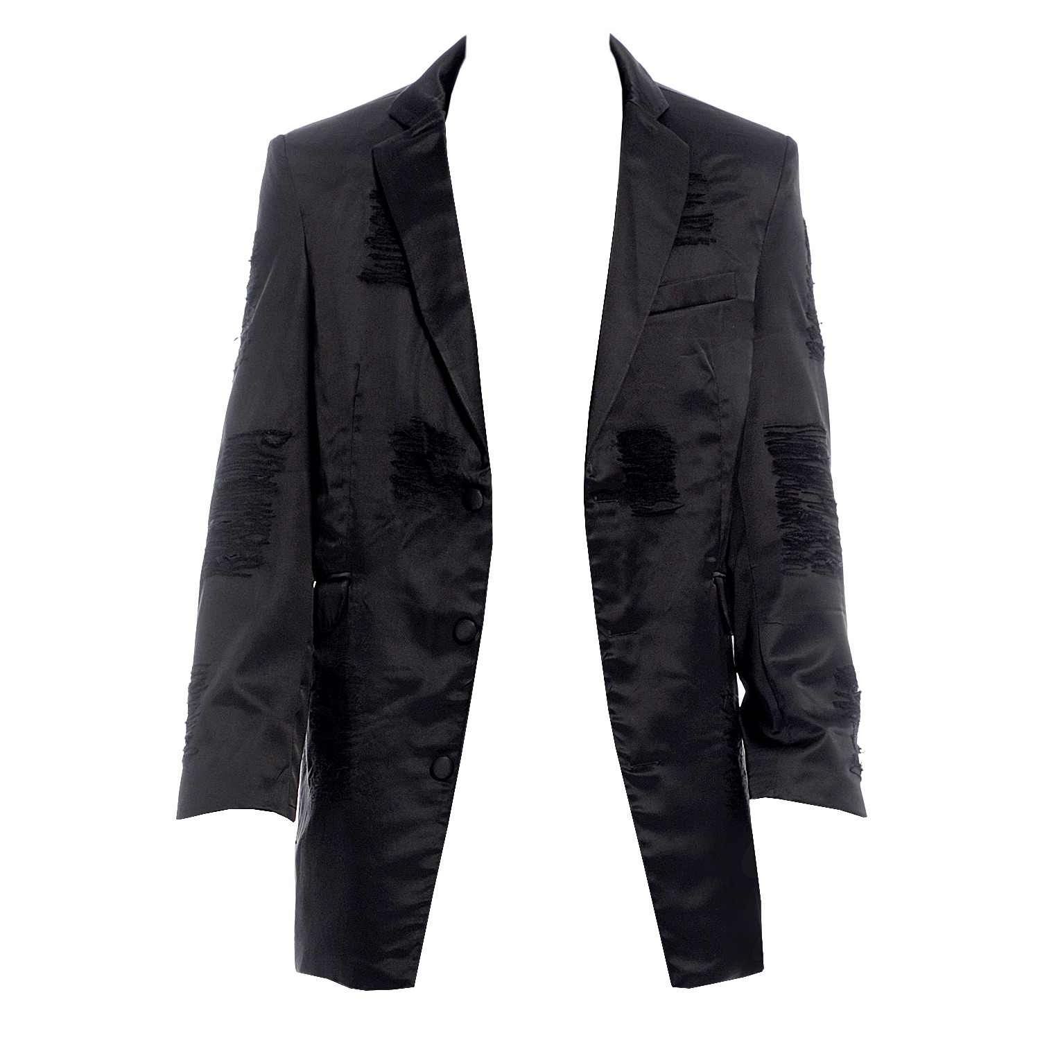 Maison Bogomil Men's Textured Black Jacket In Black