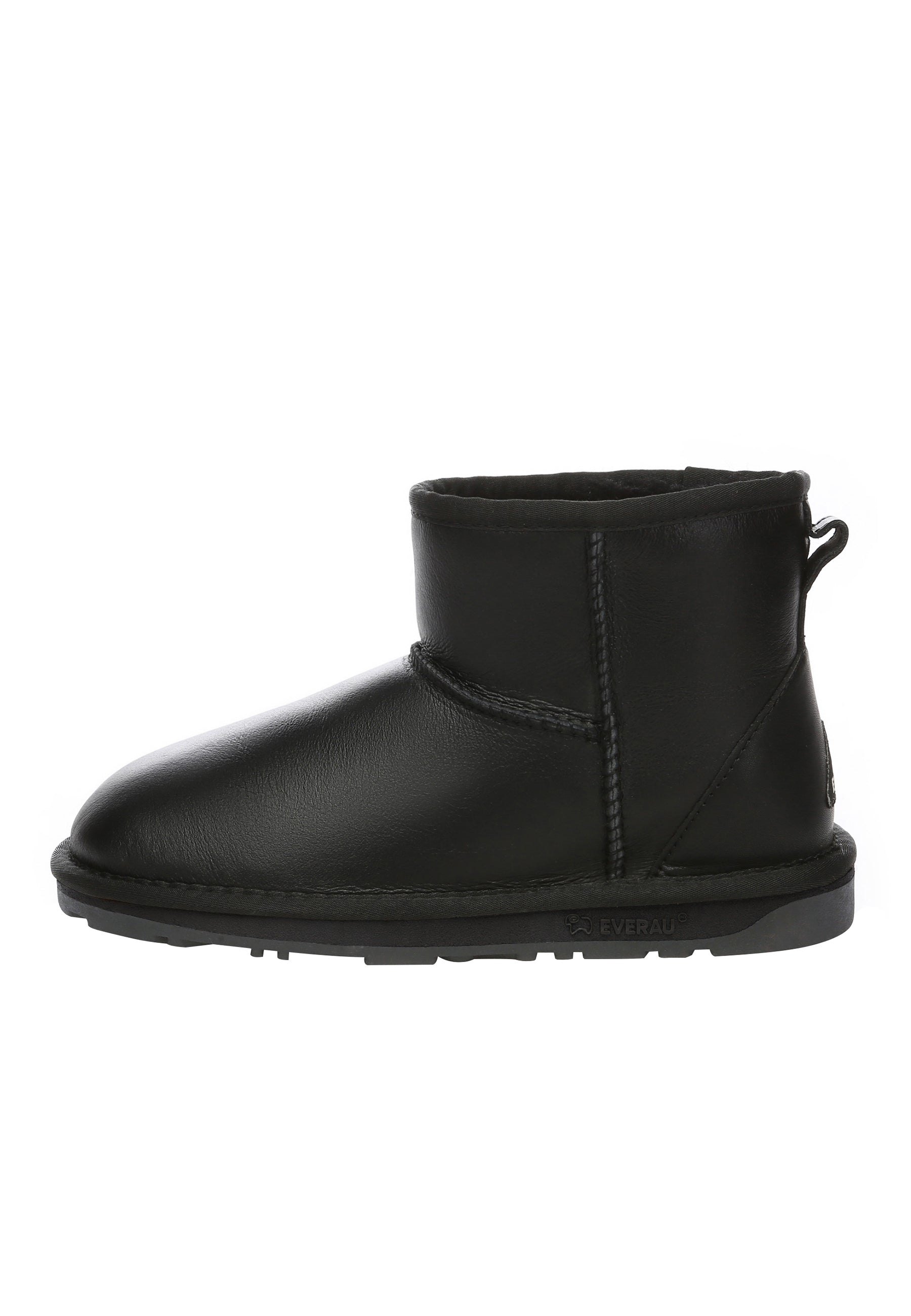 Everau Australia Women's Black Emu Nappa Mini Classic Boots