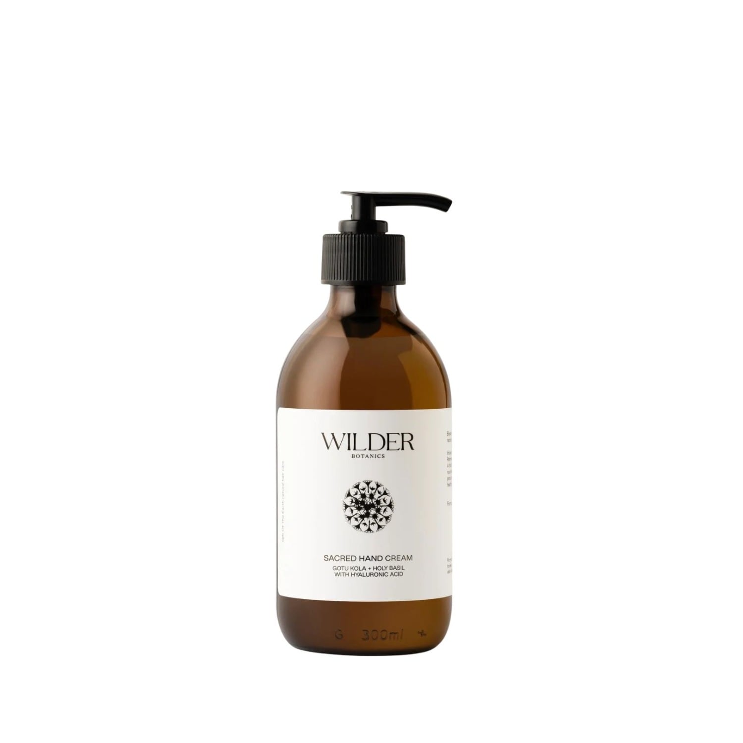 Wilder Botanics Black Sacred Hand Cream Pump-bottle In Black