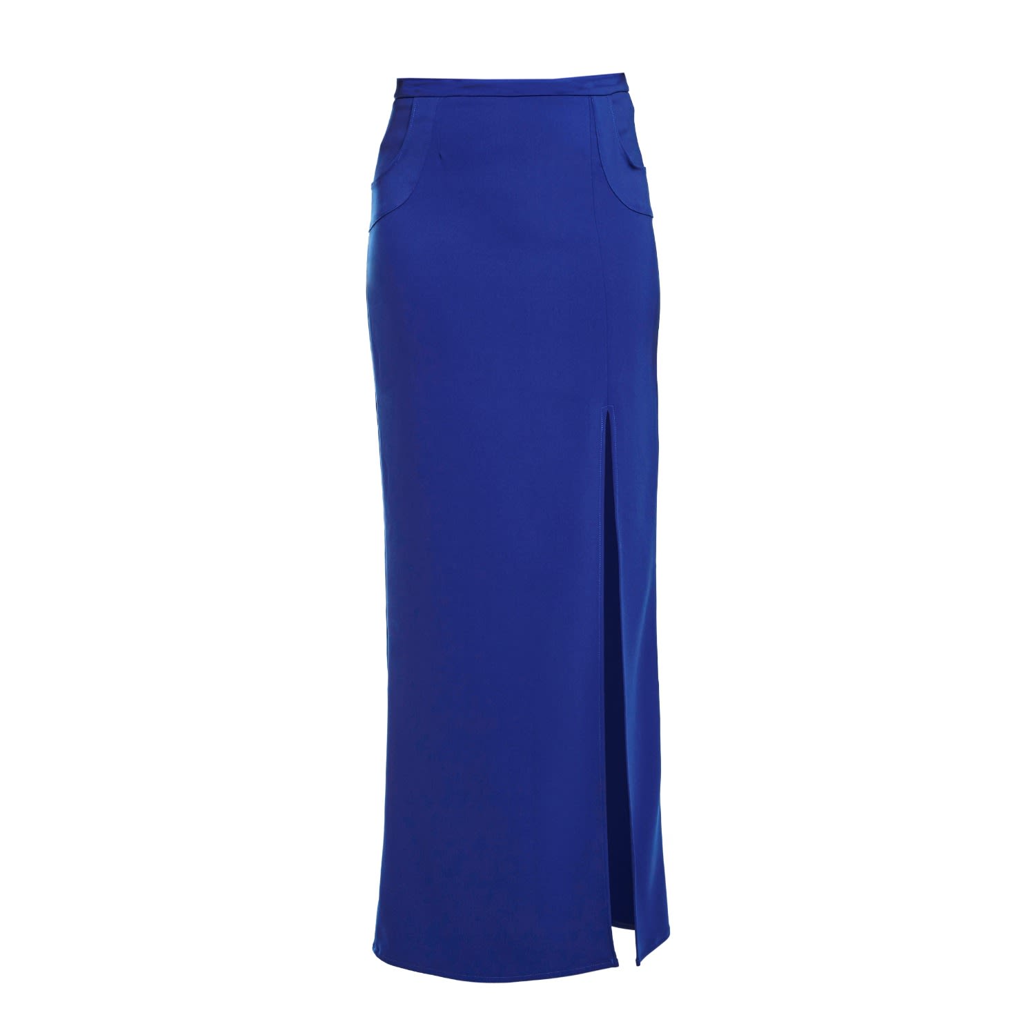 tailored maxi pencil skirt