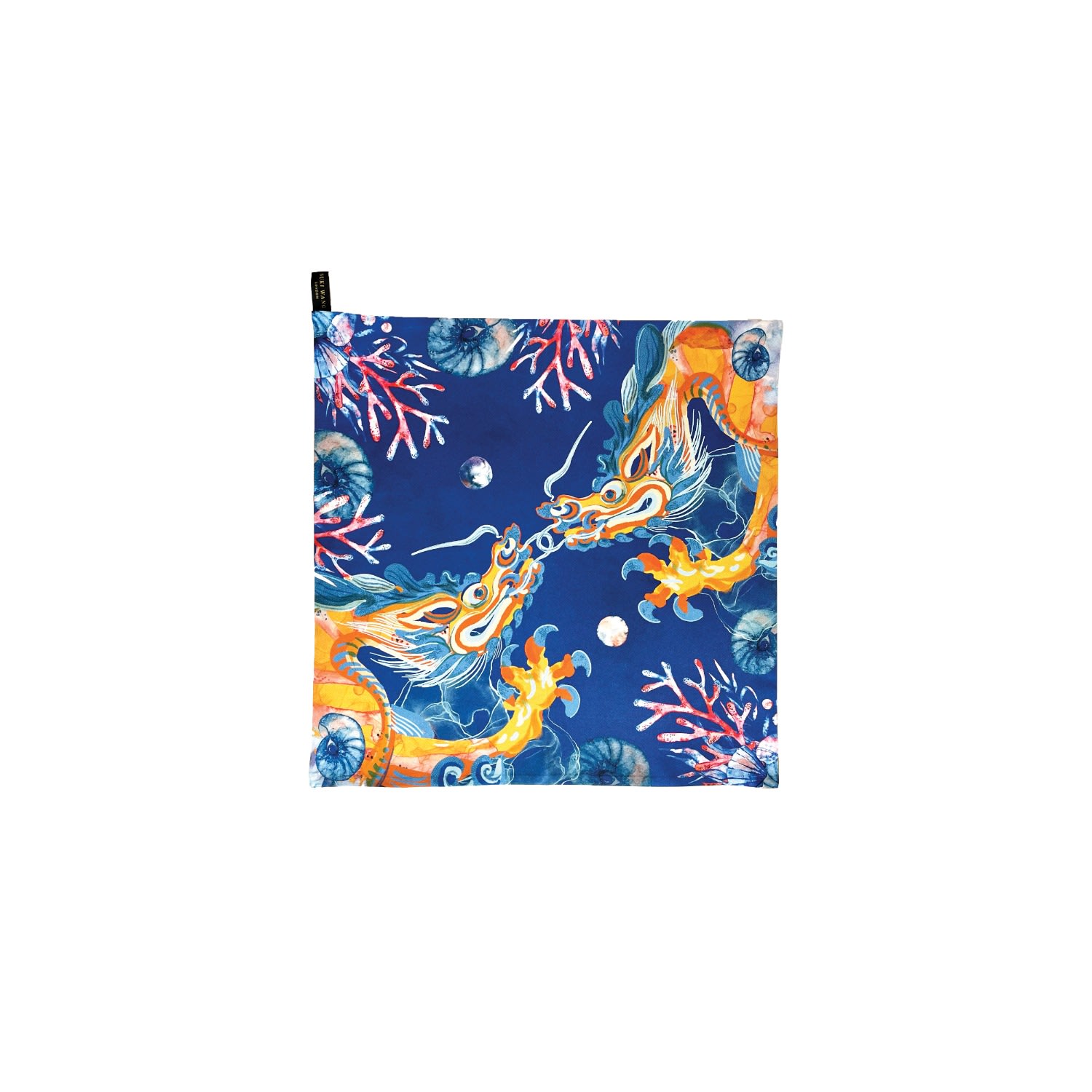 Women’s Sapphire Pocket Square Scarf - Blossom Into Power Suki Wang London