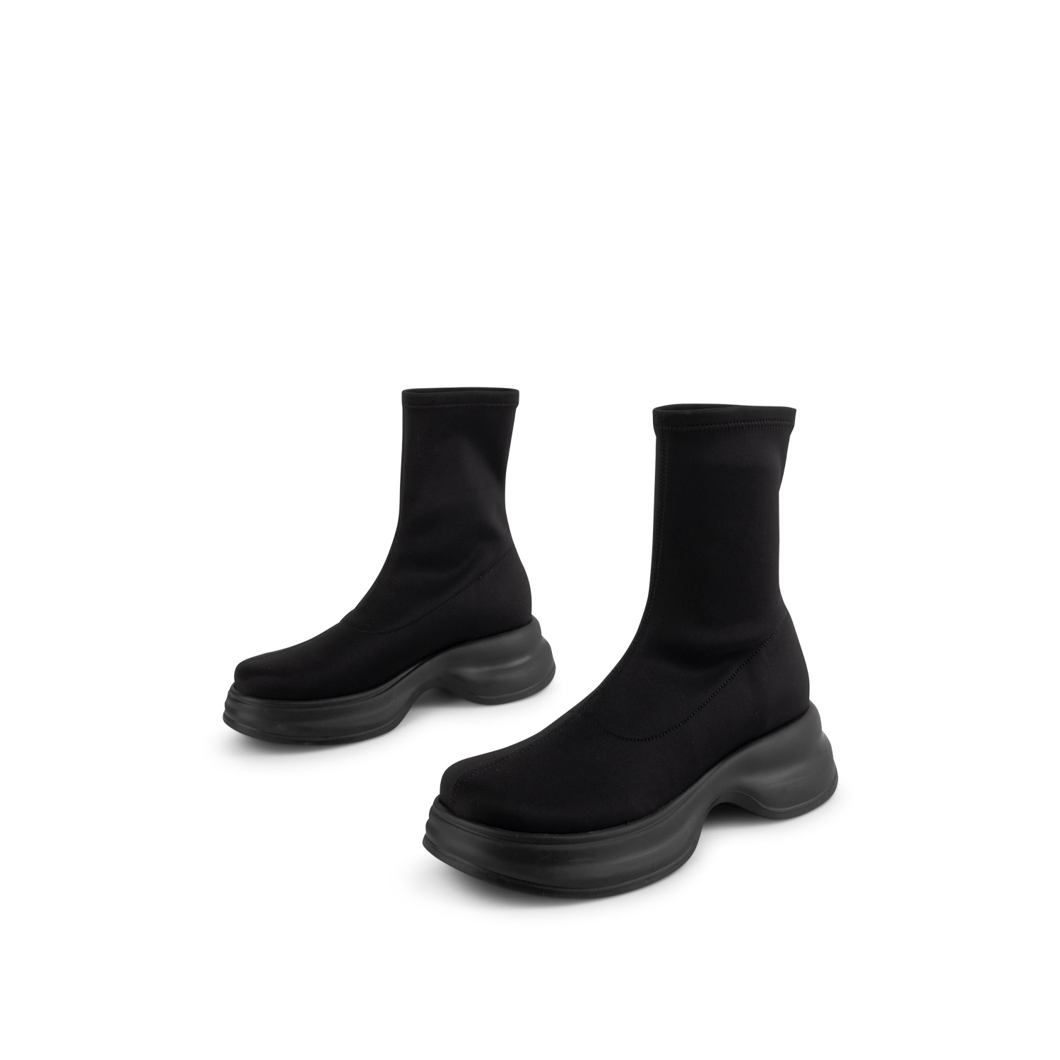 Intentionally Blank Women's Maco Stretch Ankle Boot-black In Black