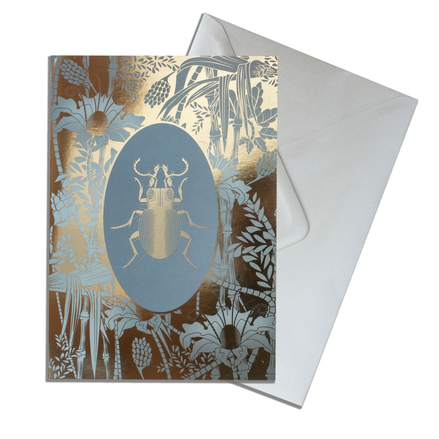 Elemental Beetle Gold Greeting Cards Pack Of 10 The Curious Department