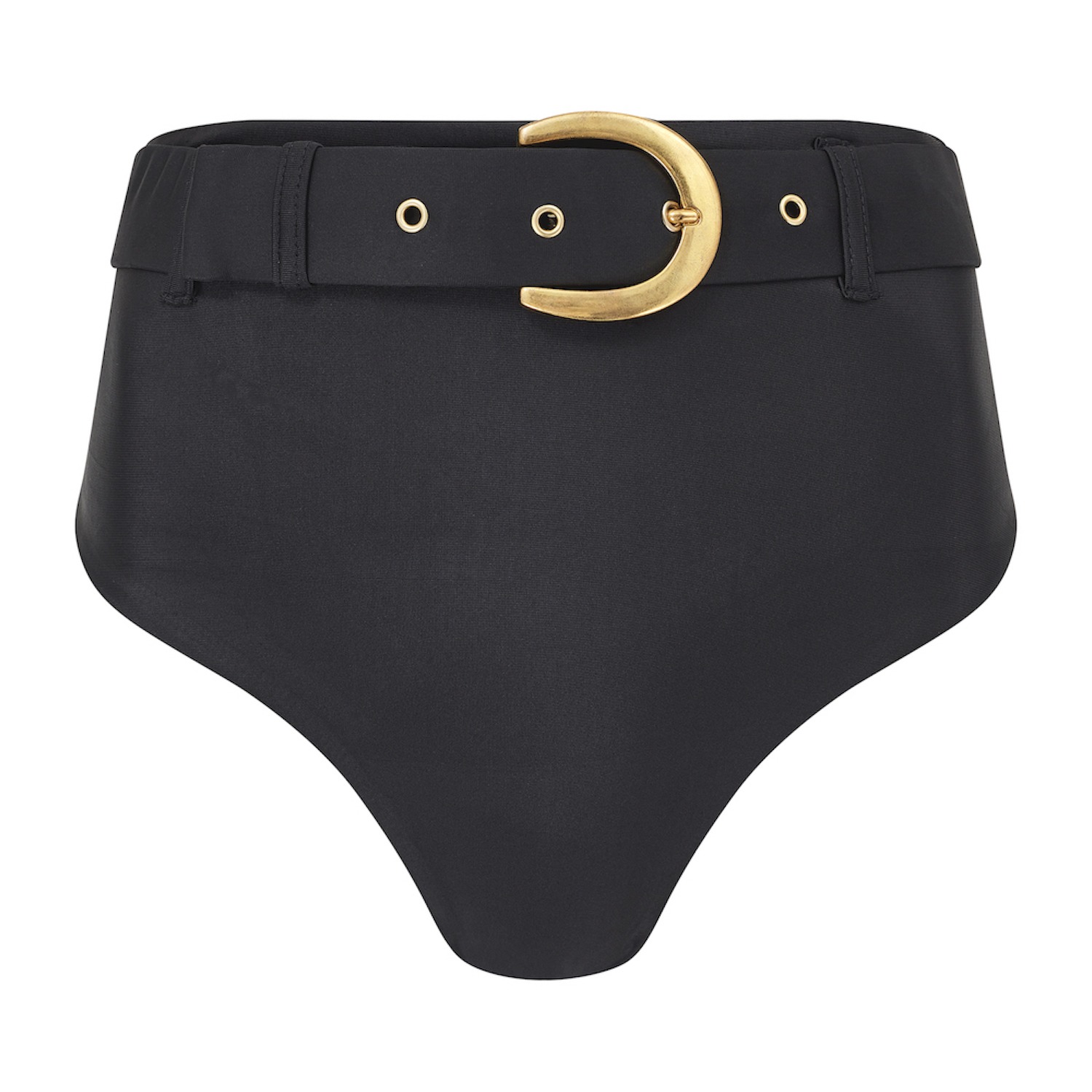 Lula-ru Women's Delphi High Waist Bottoms - Black In Black
