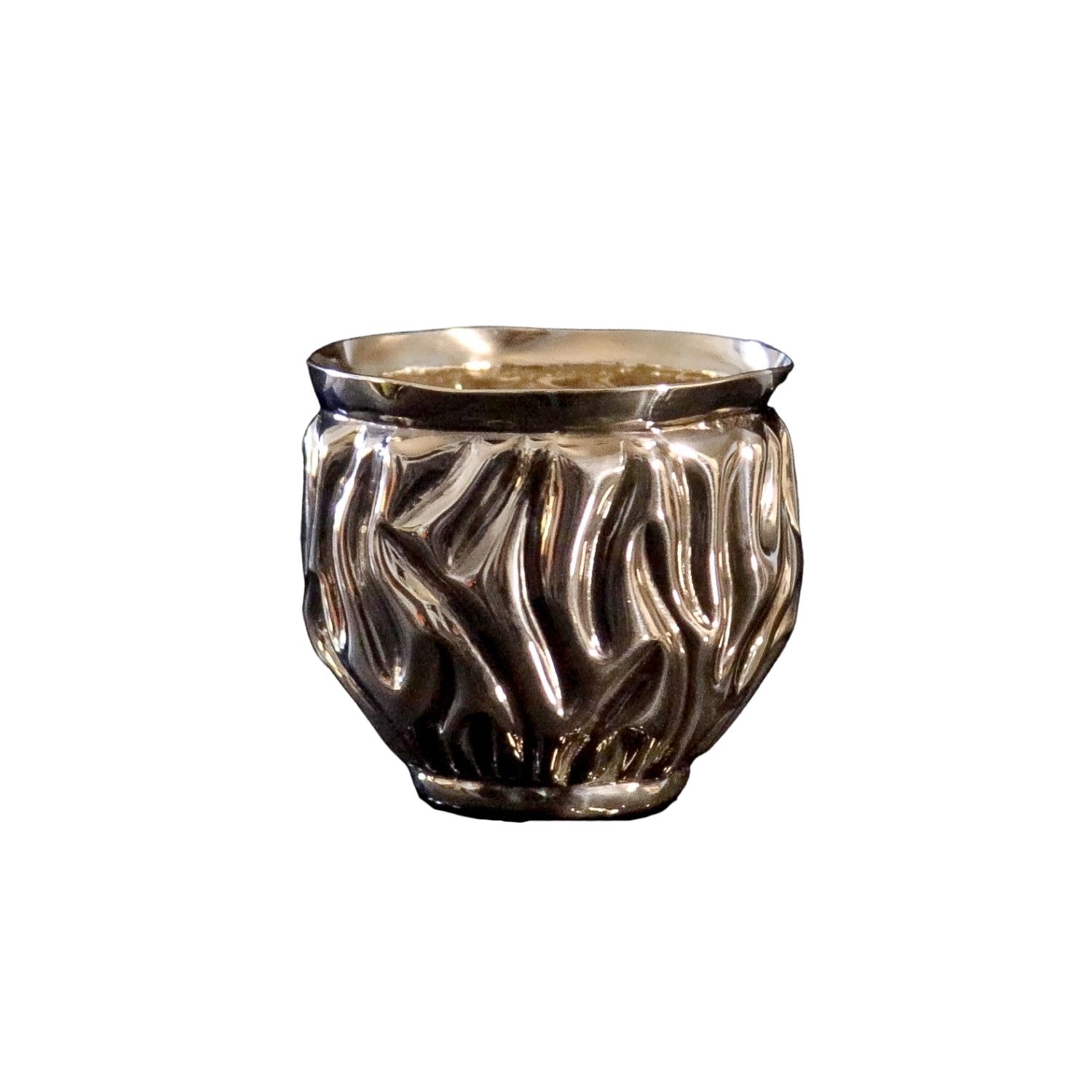 Anatoliacraft Handmade Chased Copper Mug Tumbler Mo - One Of A Kind Collection By Modeditions In Brown
