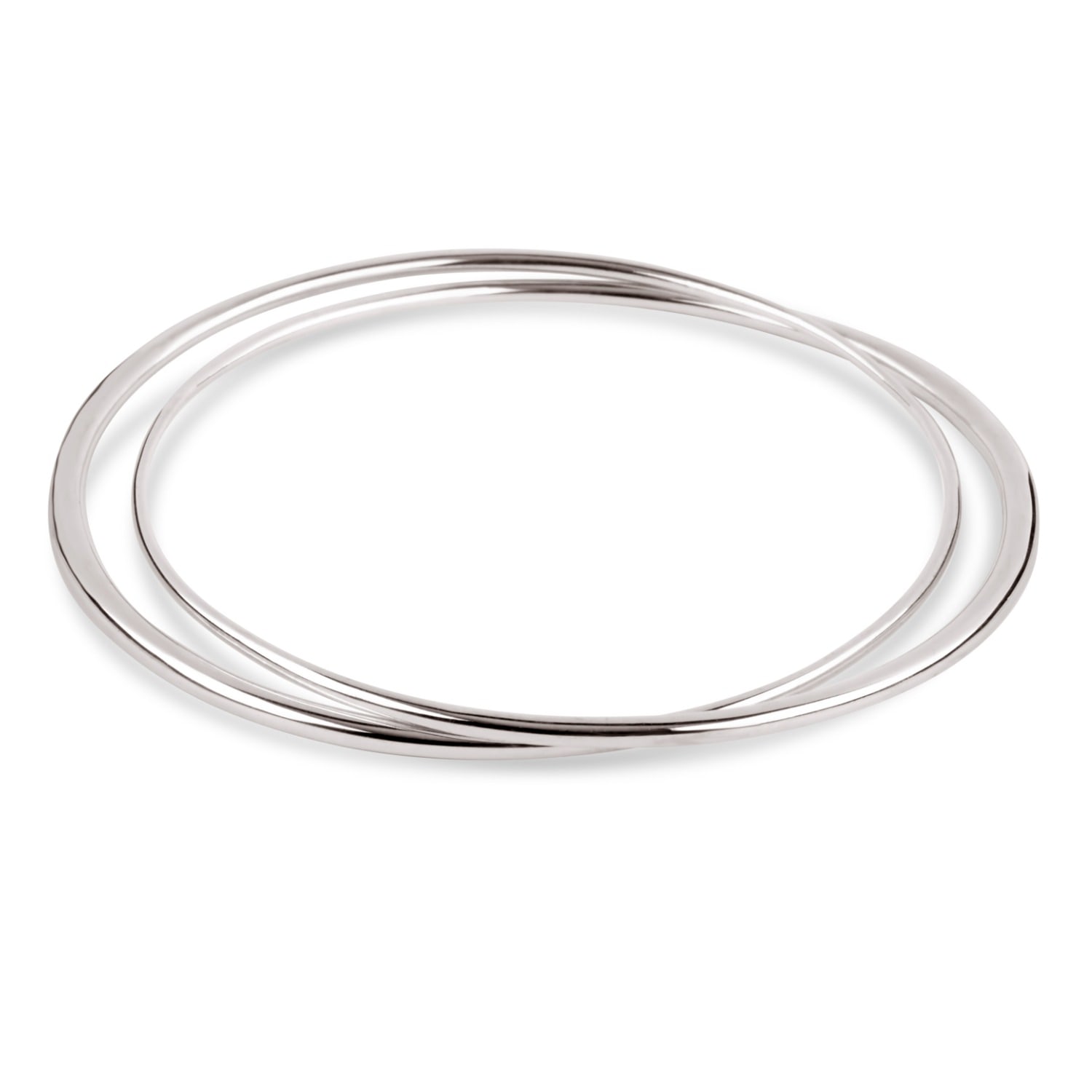 Dinny Hall Women's Signature Double Bangle Silver