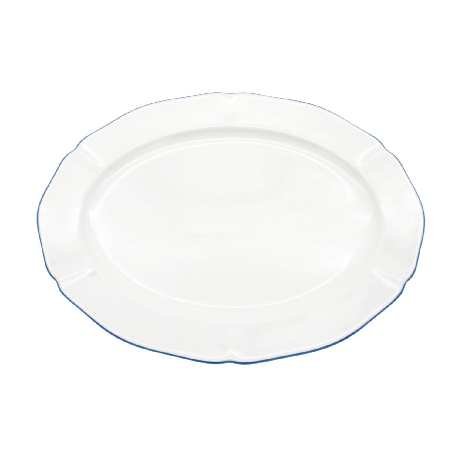 Twig New York Amelie - Royal Blue - 14 In. Oval Platter In Blue