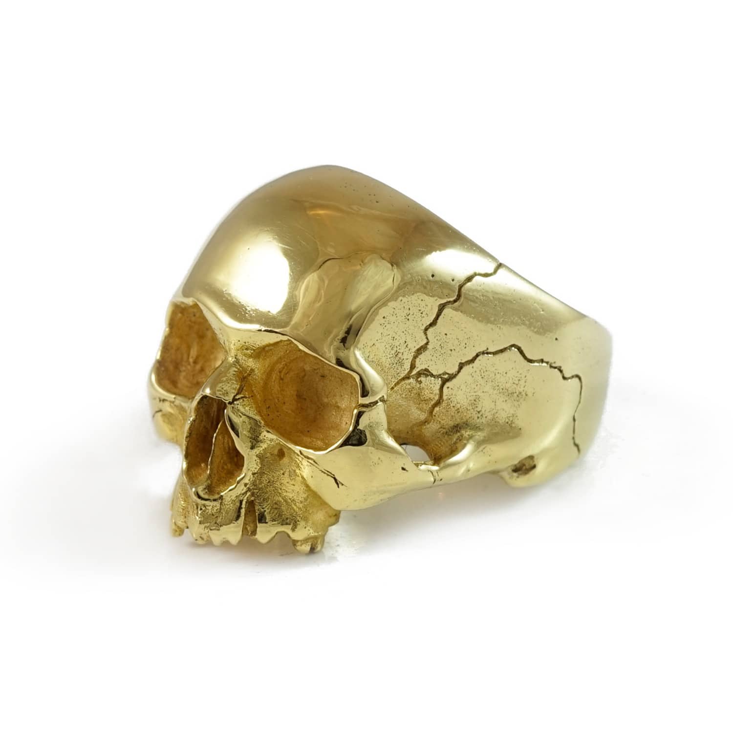 Gold Skull Ring (W (UK)) by Frederick Grove 