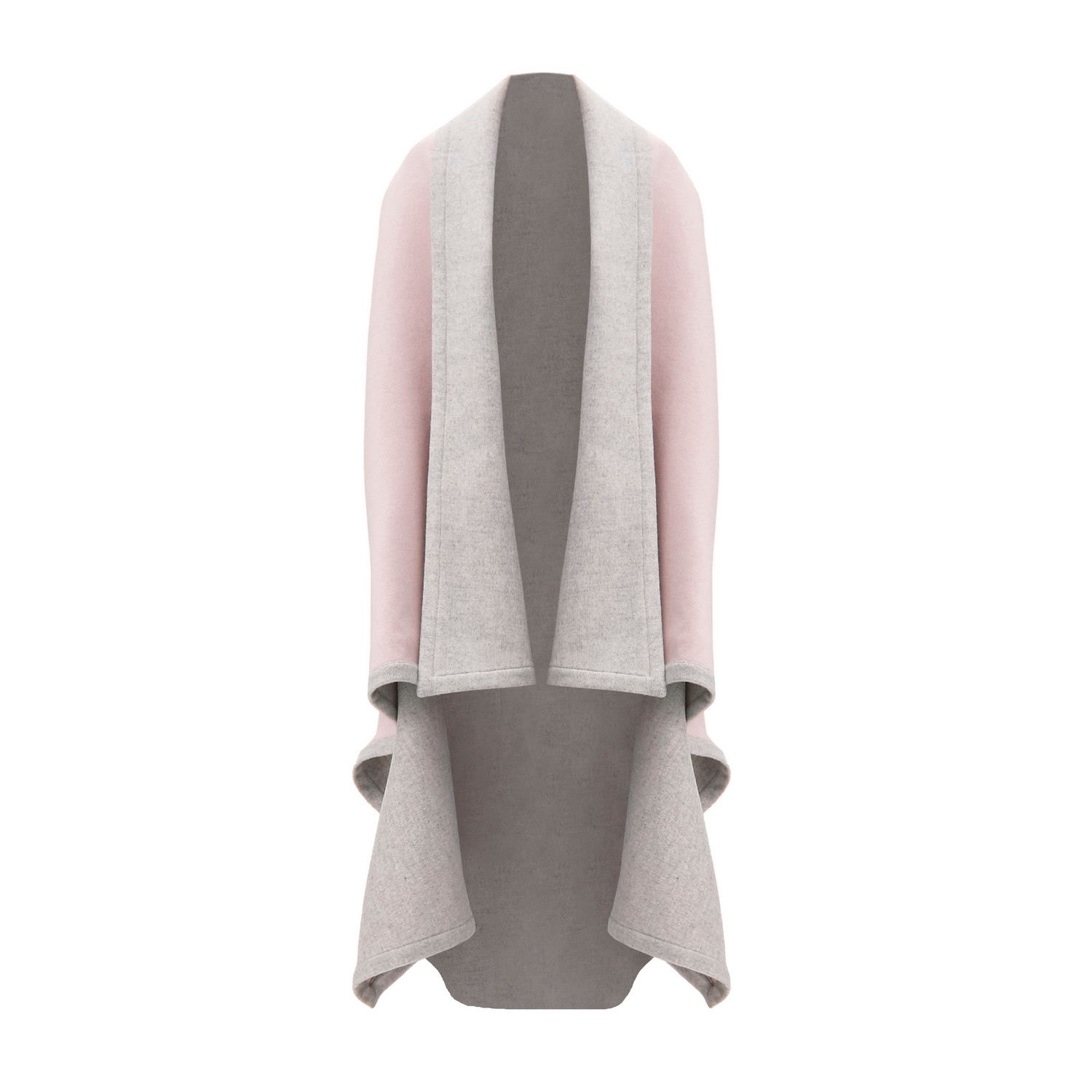 Monosuit Women's Pink / Purple Rose Grey Reversible Twist Vest In Pink/purple