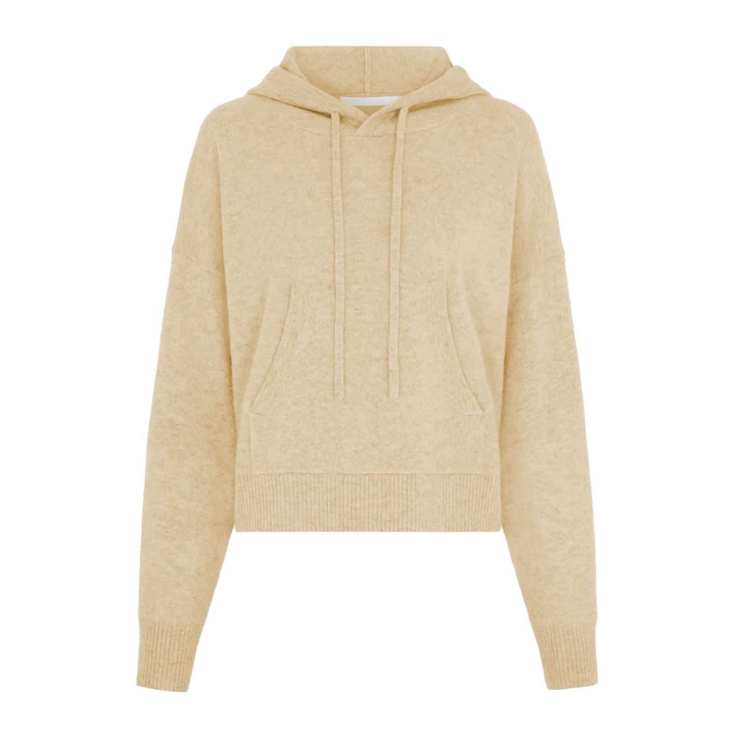 Jenara Cashmere Hoodie In Beige Les 100 Ciels Wolf Badger