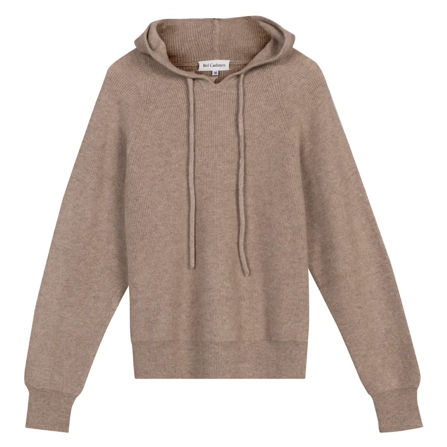 Bel Cashmere Women's Brown Cashmere Hood Sweater In Brown