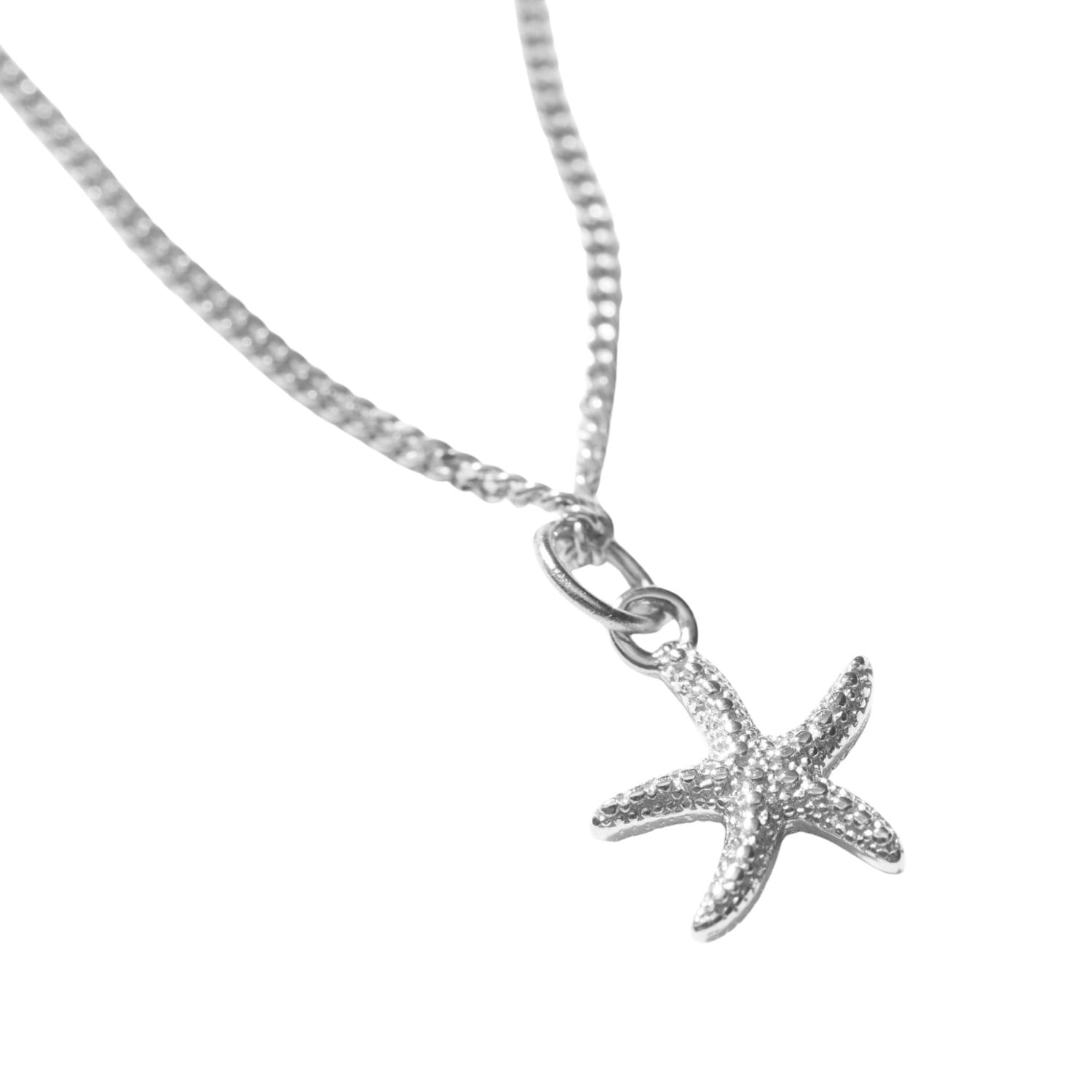 Muru Women's Mini Starfish Necklace Silver In Silver