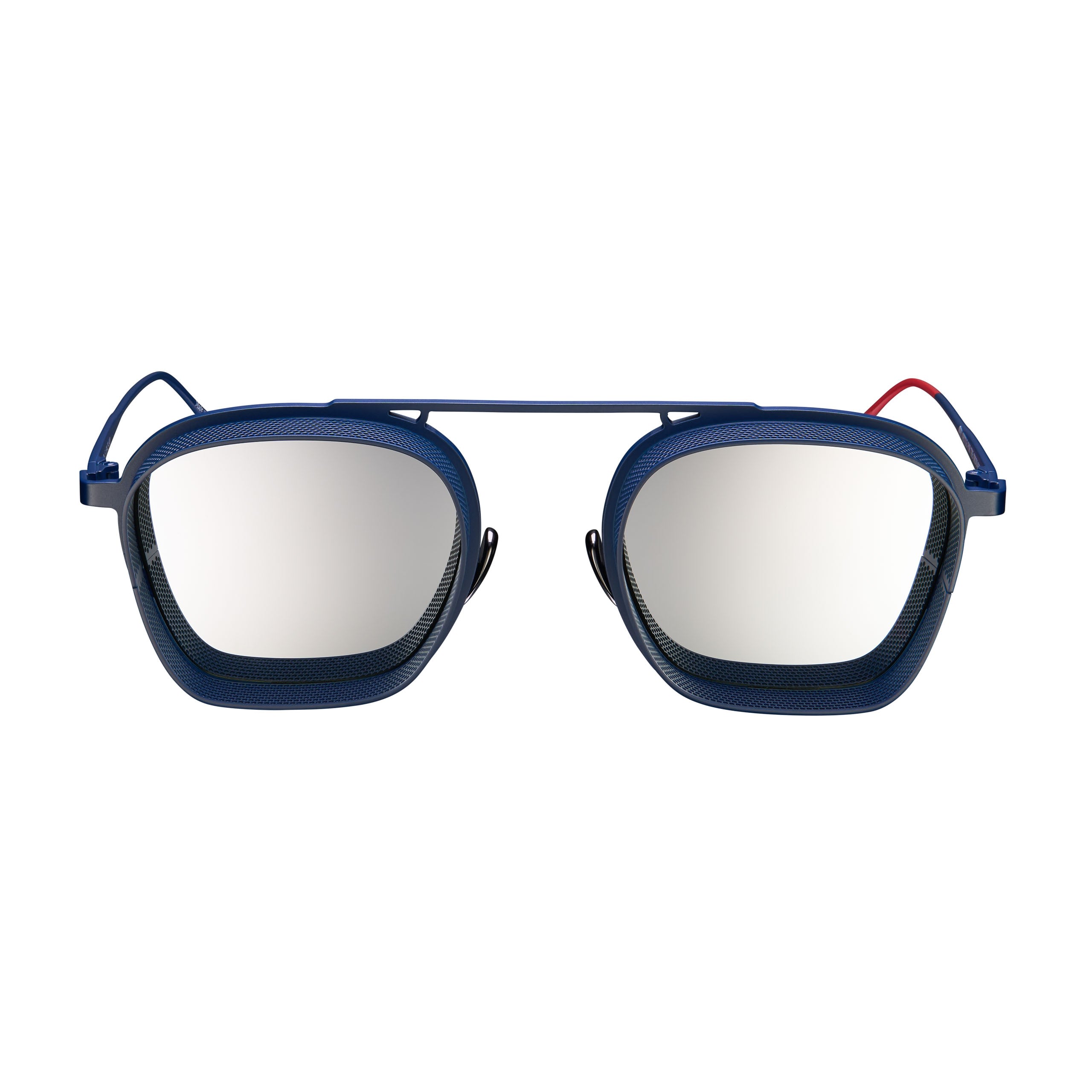 Women’s Silver The Tycan - Unisex - Dark Blue Matte Frame Vysen Eyewear