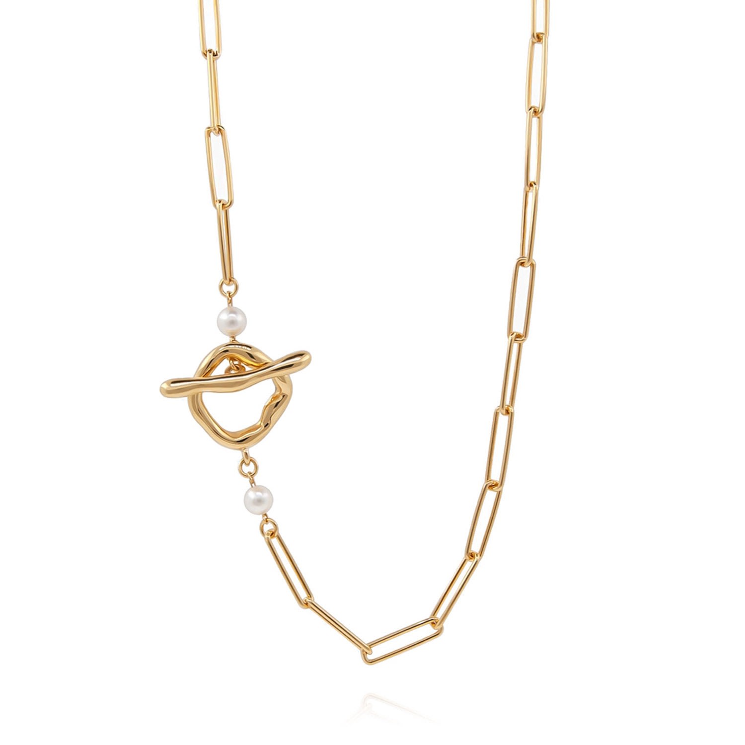 Women’s Coral & Shore Chain Necklace - Gold Côté Caché