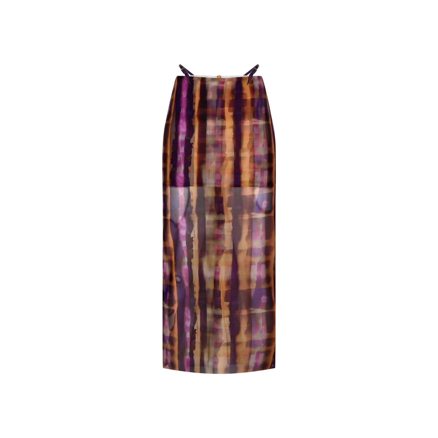 Khéla The Label Women's Groove Dealer Printed Mesh Midi Skirt