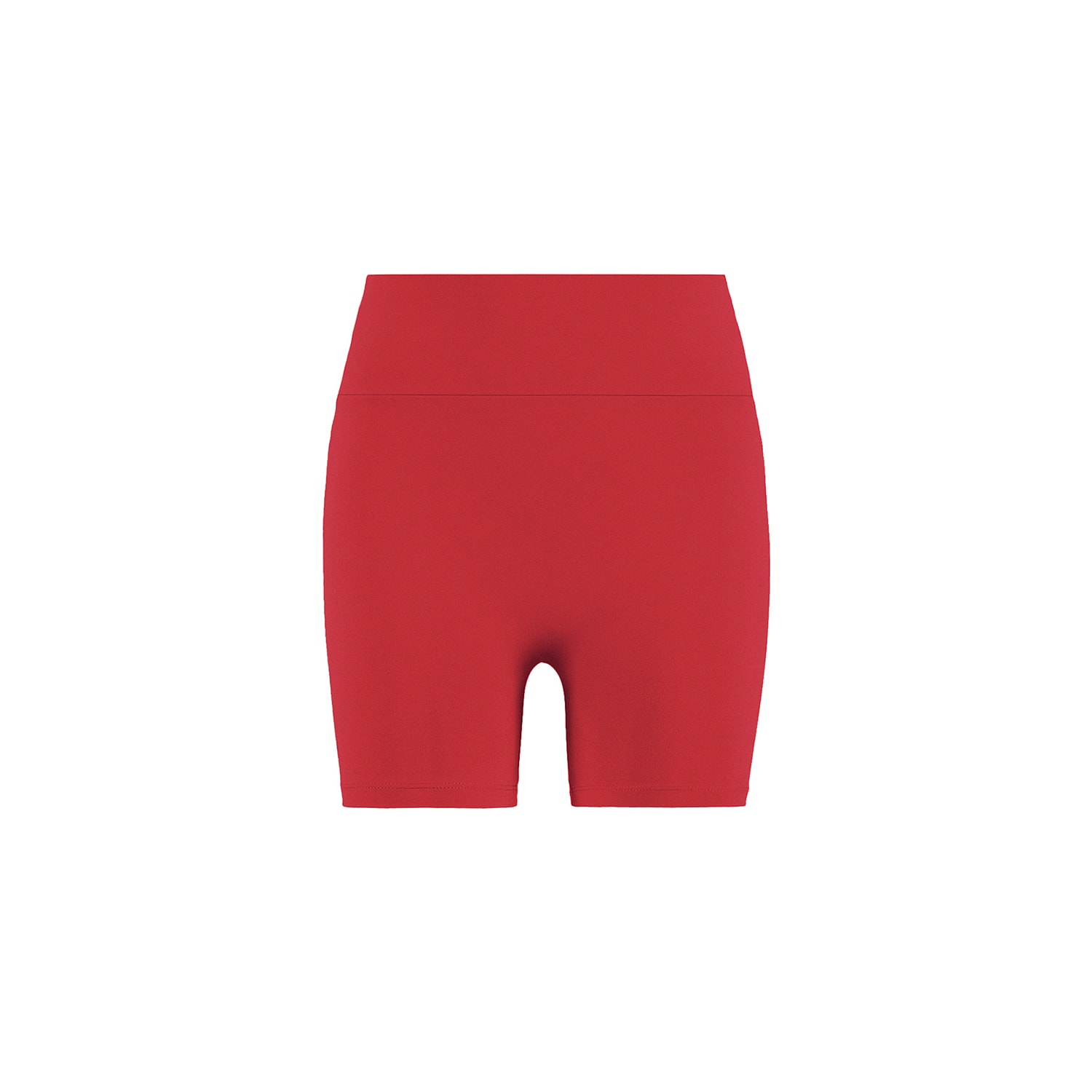 Yes Flâneuse Women's Hailey Ruffles Edition Silky Soft Mini Leggings Chinese Red In Red