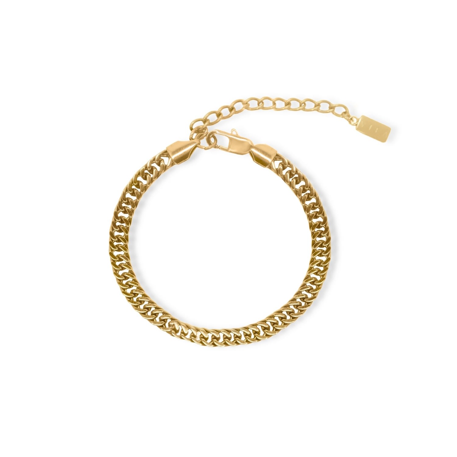 Viea Women's Gold Leo Cuban Chain Bracelet