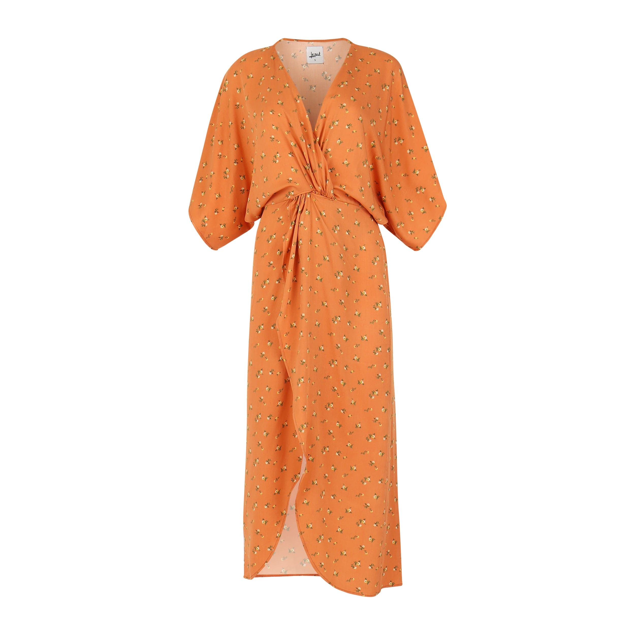 Lezat Women's Yellow / Orange Joey Maxi Dress - Apricot Daisy