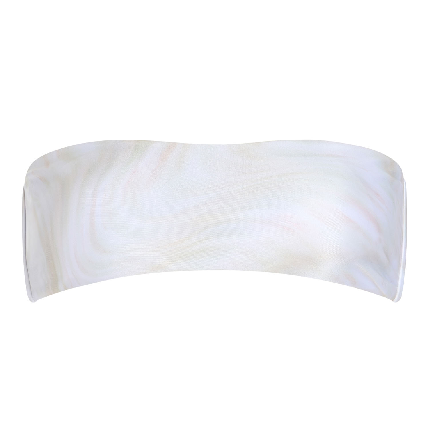 Marlei Women's White Harper Minx Bandeau Bikini Top In White