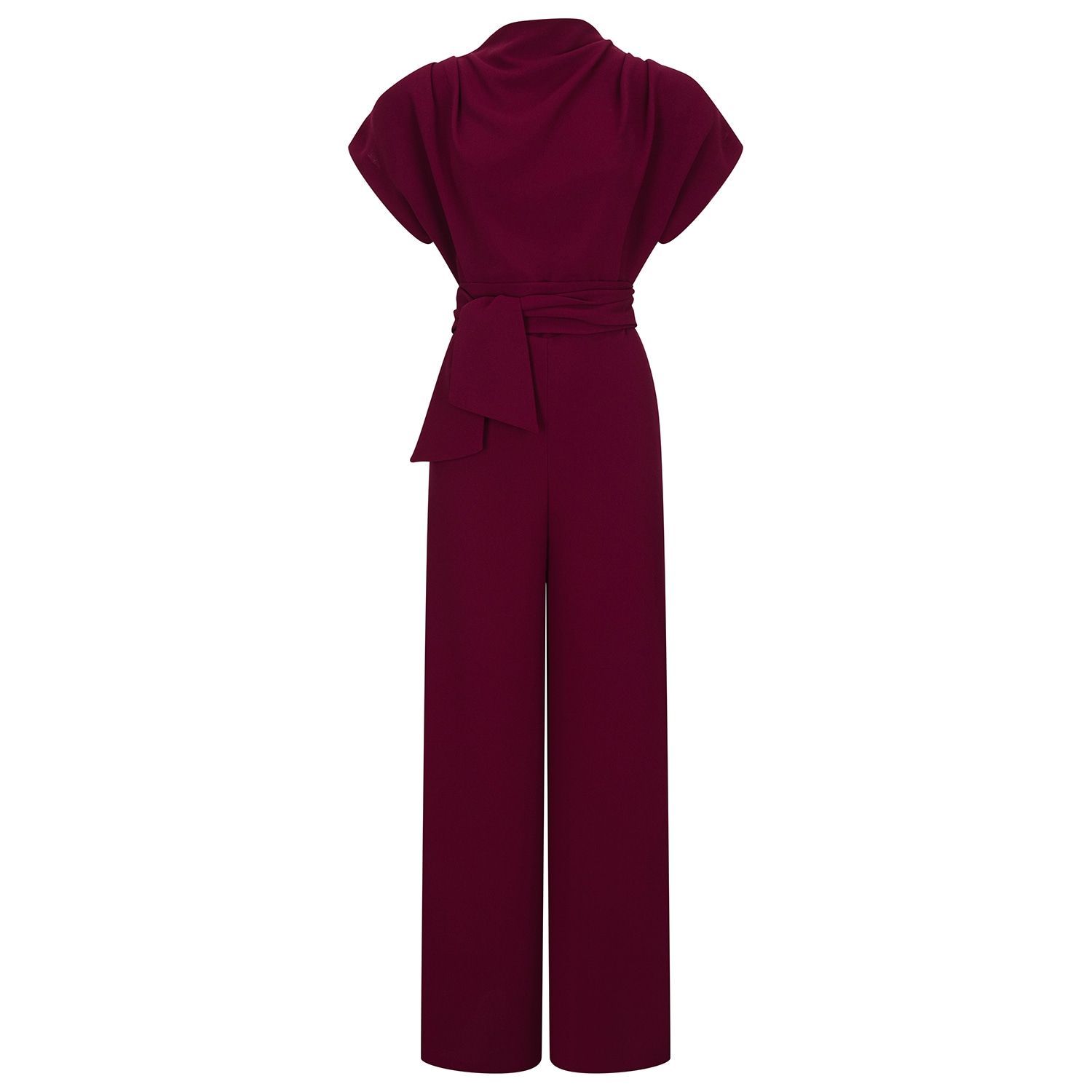 Women’s Red Pacey Jumpsuit - Passionate Plum Medium House of Lily