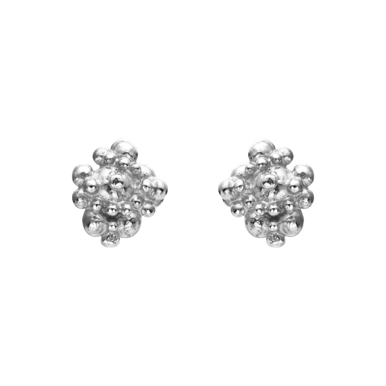 Shop Eva Remenyi Women's Céleste Deux Small Earrings Silver