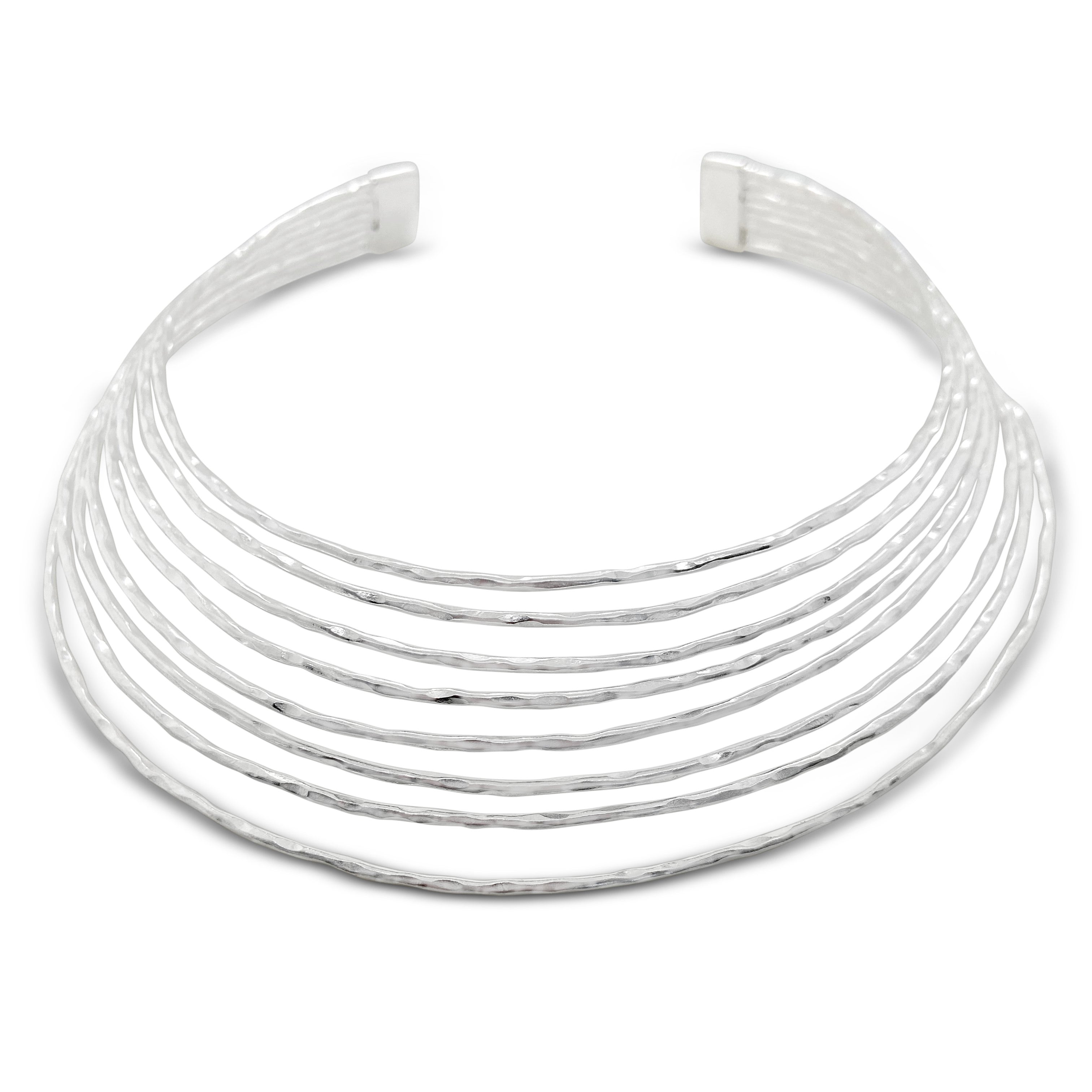 Gem Bazaar Jewellery Women's Silver Collar In Silver