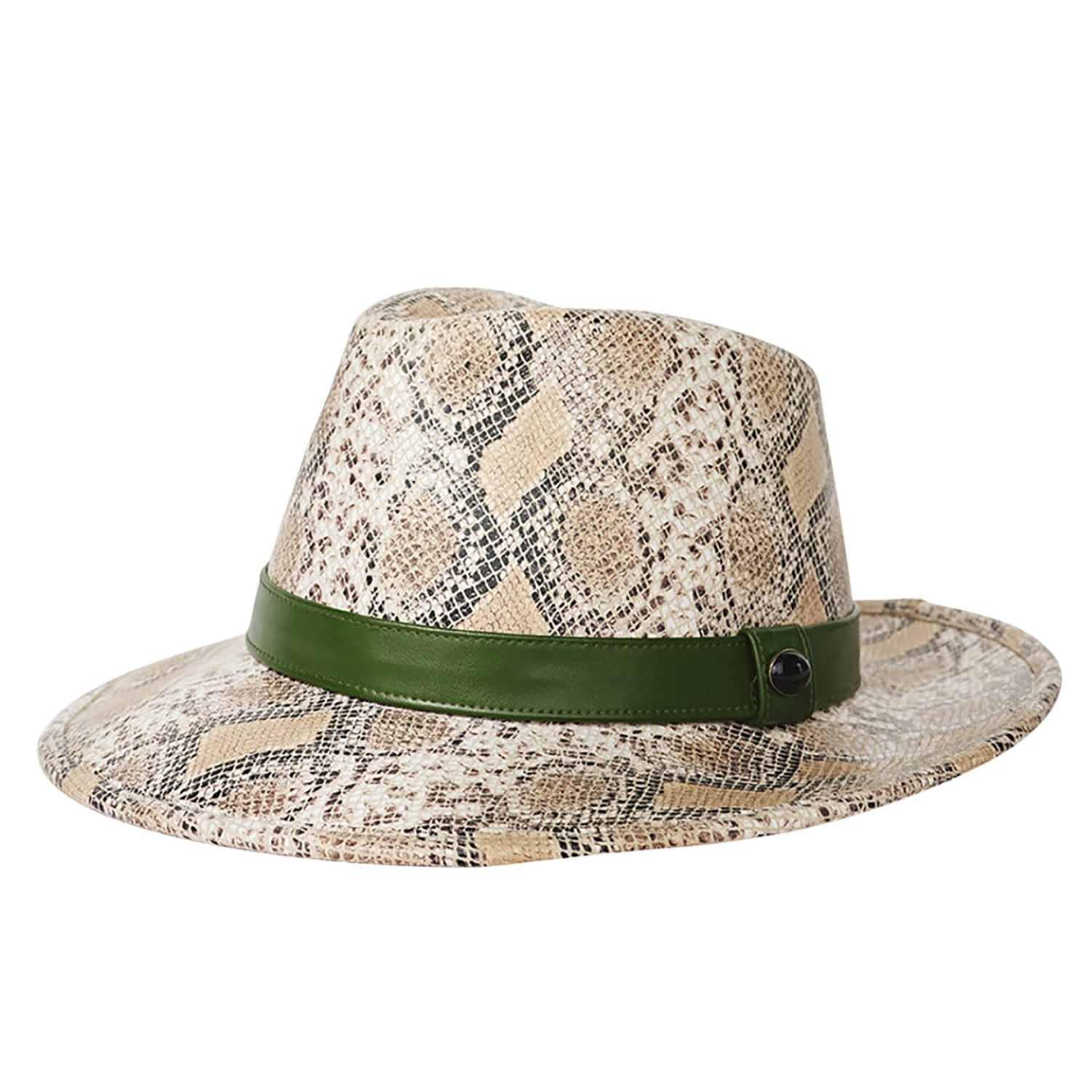 Anne Schollenberger Women's Green Hat No One Snake & Olive In Green