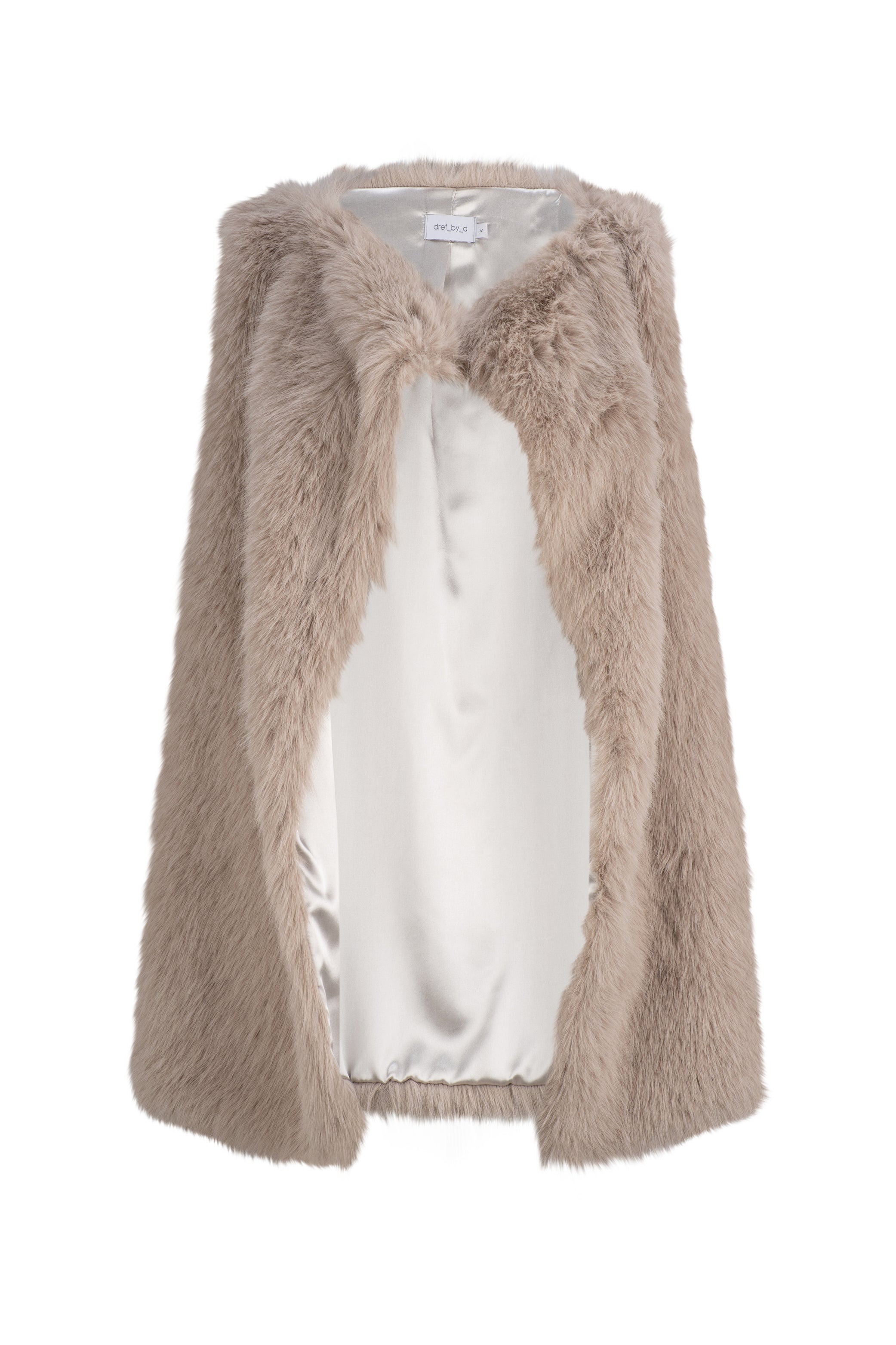 Dref By D Women's Neutrals Nimbus Faux Fur Vest - Taupe