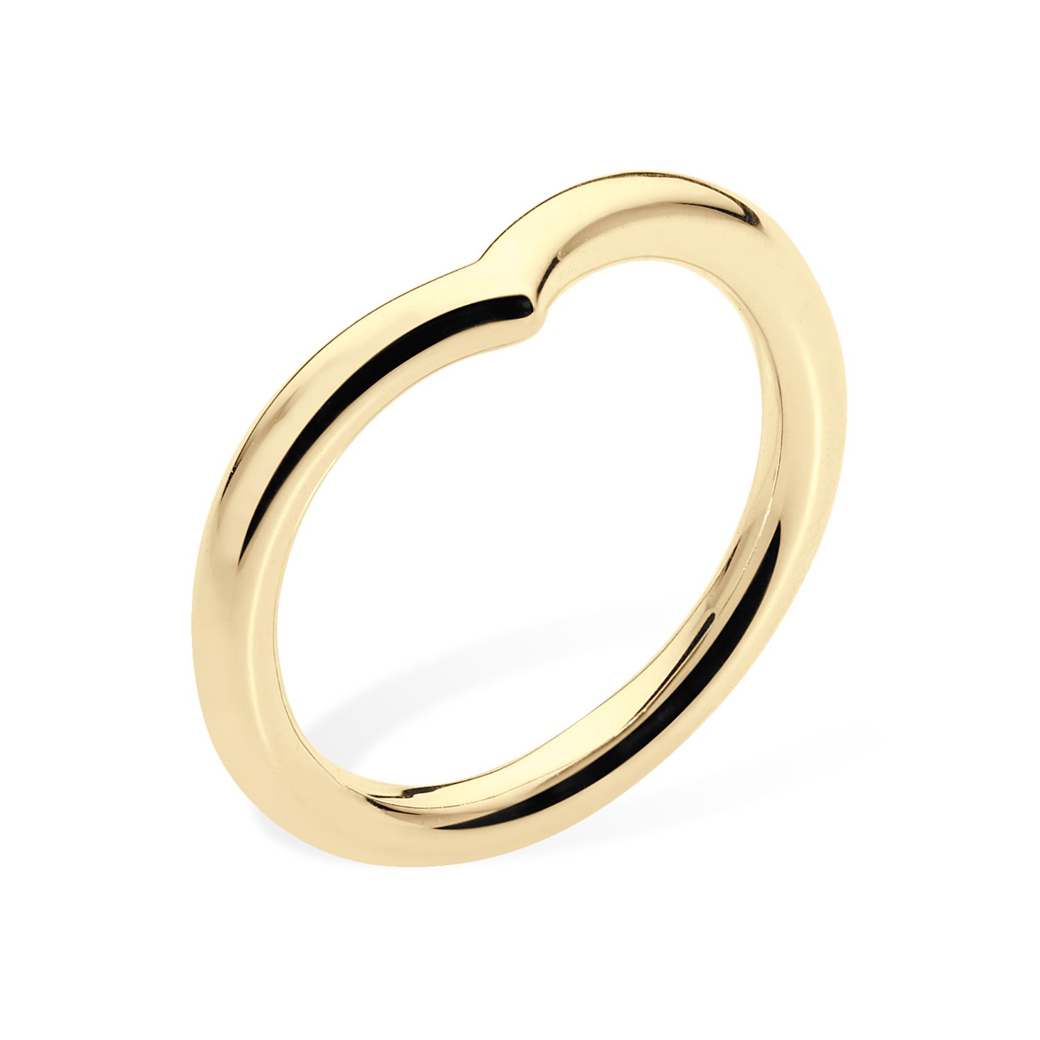 Women’s Wishbone Midi Drip Ring In Gold Vermeil Lucy Quartermaine