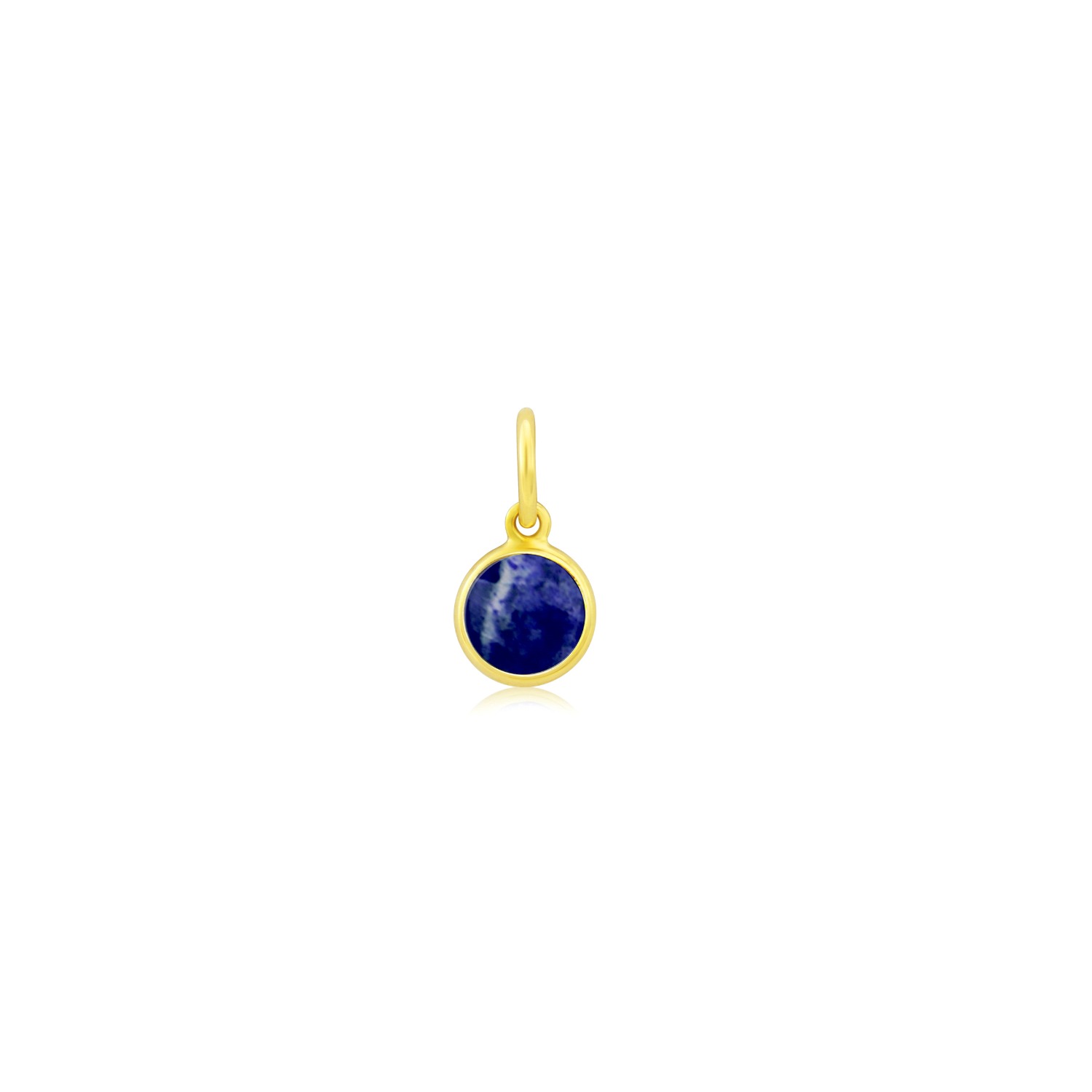 Women’s Blue Bali 9Ct Gold & Lapis Lazuli September Birthstone Pendant Auree Jewellery