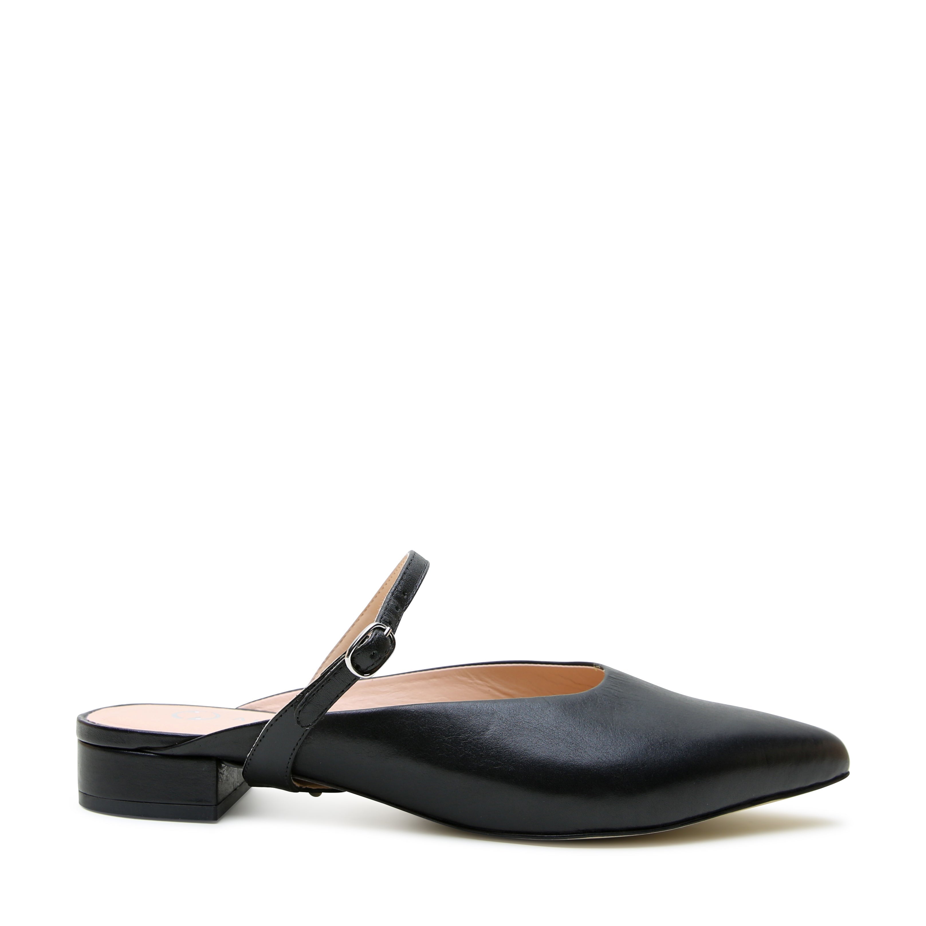 Alterre Women's Black Twiggy Point Slide In Black