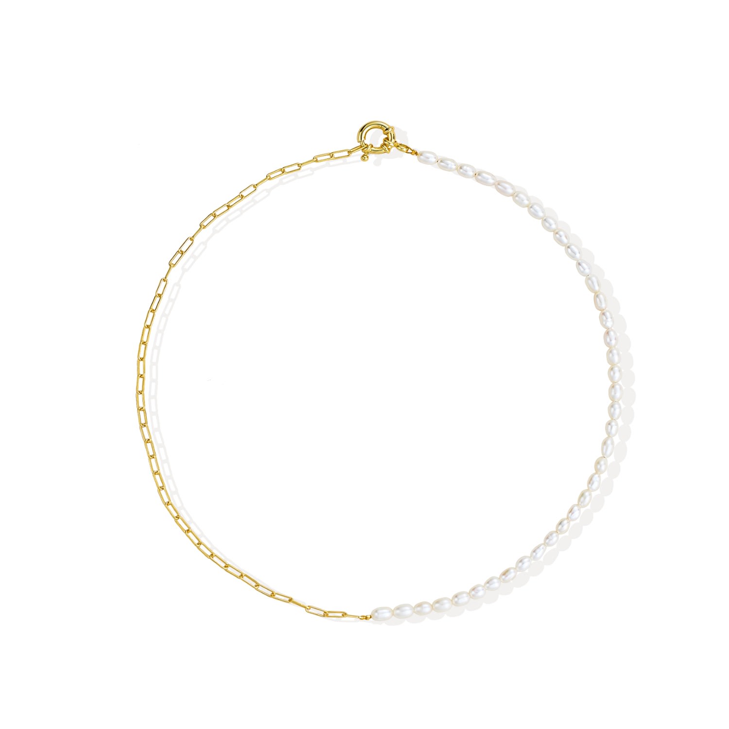 Women’s Sonette Pearl Necklace - 18K Gold Vermeil Lait & Lune