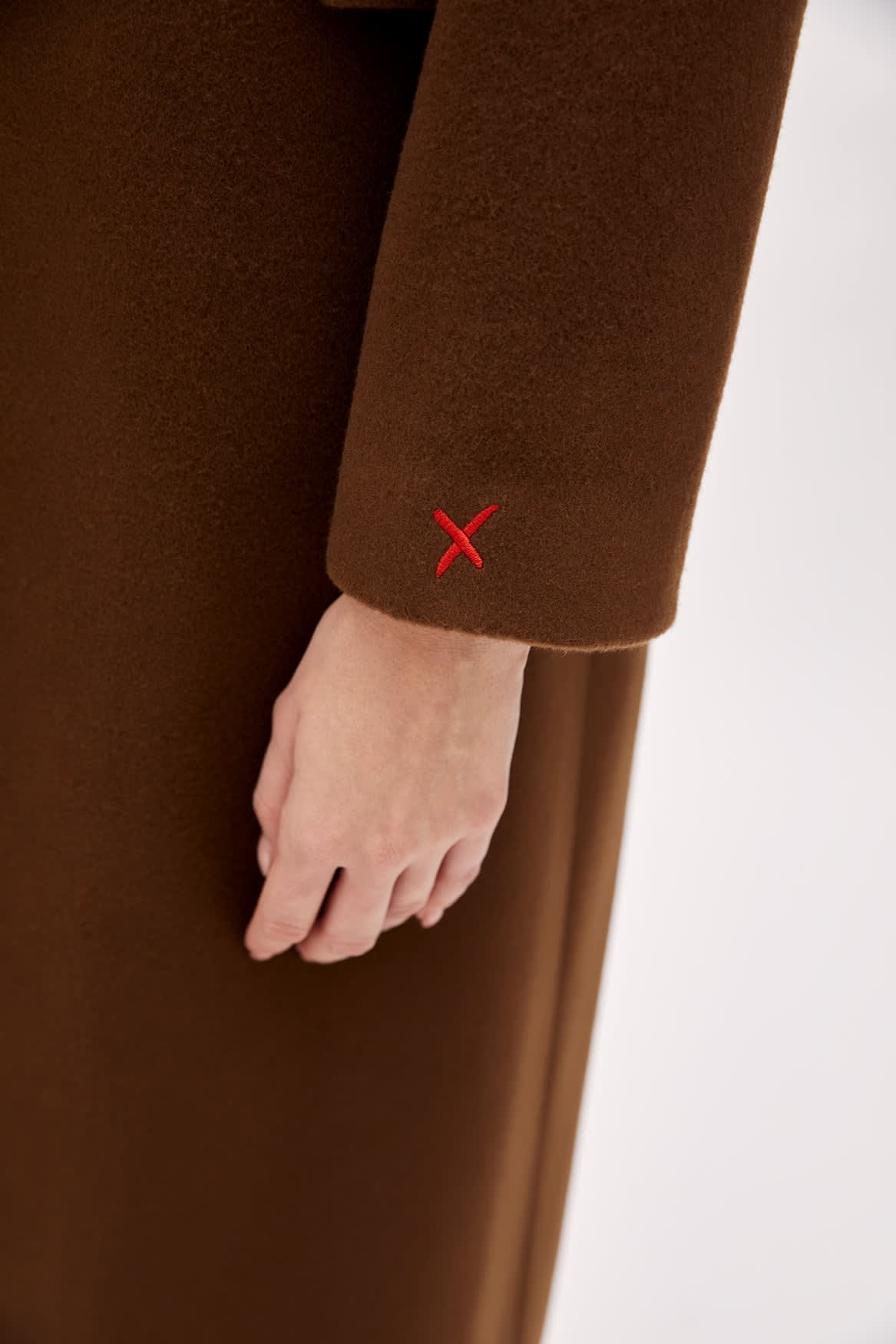 Wool Coat - Brown | PCFG | Wolf & Badger